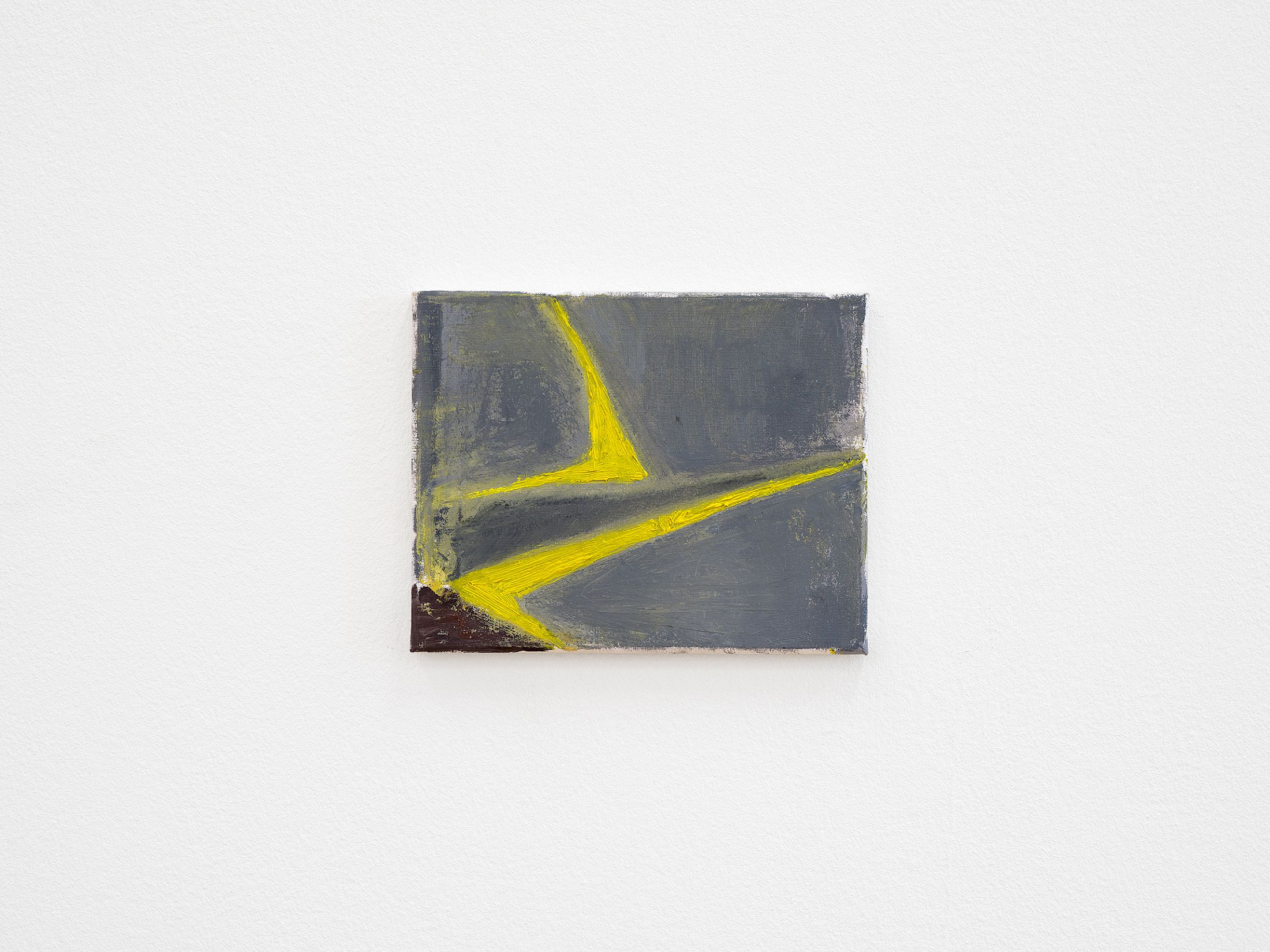 Exhibition View Solo Show Olga Balema «The bizarre space of complex numbers ; view on Untitled (2023)» at Kunsthalle Friart Fribourg, 2025-2026 / Photo: Cedric Mussano / Courtesy: the artist and Kunsthalle Friart Fribourg