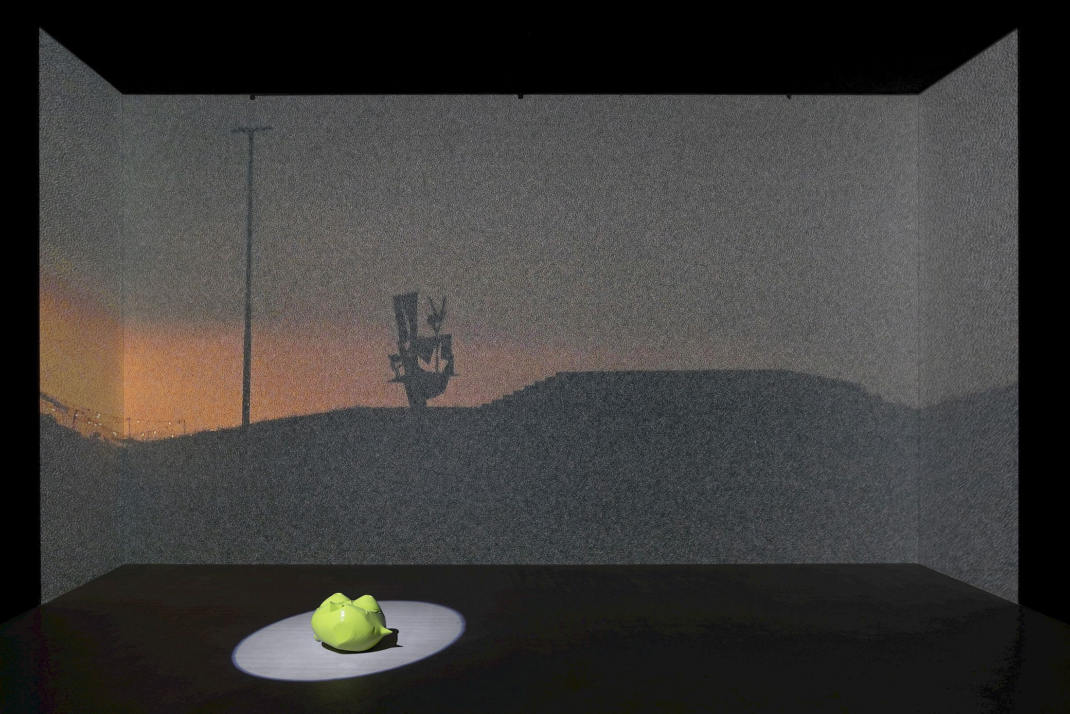 Exhibition View Duo Show Paul Fritz and Virginie Sistek «Priscilla Predator: geboren, leben, sterben» at For, Basel, 2026 / Photo: Gina Folly / Courtesy: the artists and For, Basel