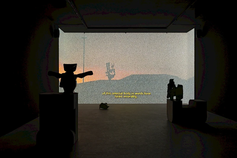 Exhibition View Duo Show Paul Fritz and Virginie Sistek «Priscilla Predator: geboren, leben, sterben» at For, Basel, 2026 / Photo: Gina Folly / Courtesy: the artists and For, Basel