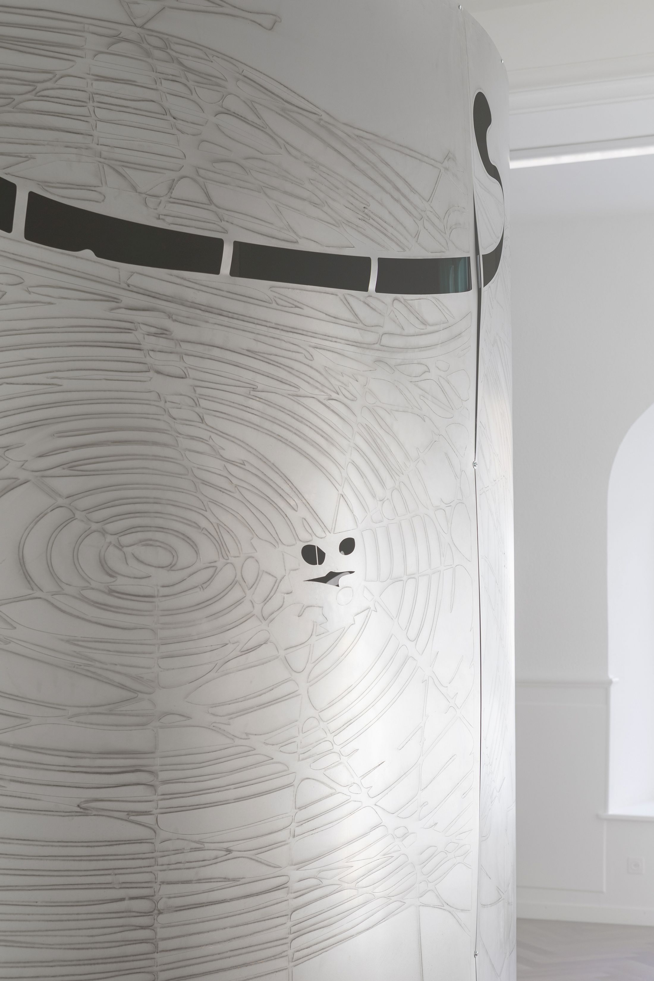 Exhibition View Solo Show Rebecca Solari «POGO NEL BRODO» at Krone Couronne, Biel/Bienne, 2025 / Photo: Michal Schorro / Courtesy: the artist and Krone Couronne