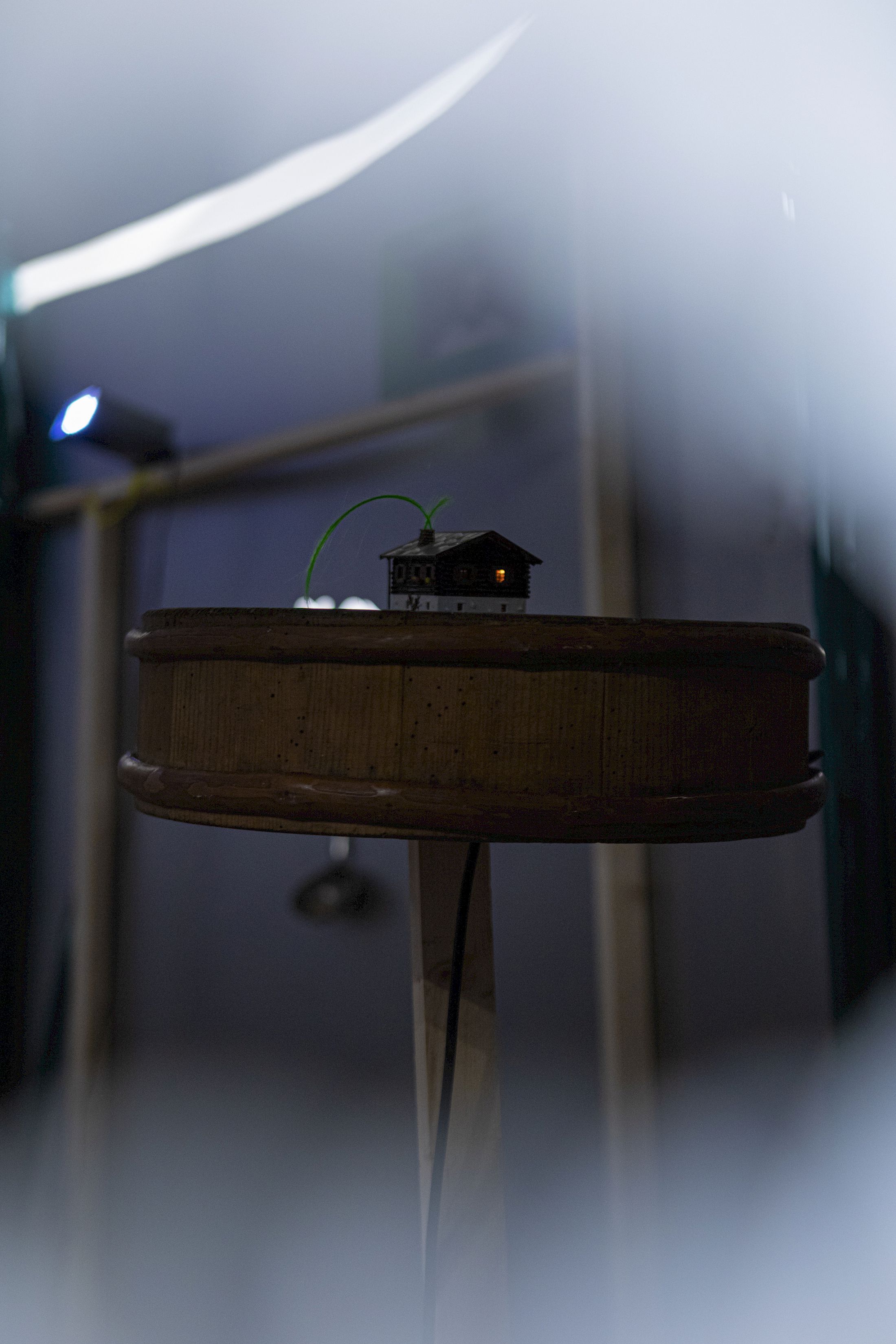 Exhibition View Solo Show Rebecca Solari «POGO NEL BRODO» at Krone Couronne, Biel/Bienne, 2025 / Photo: Michal Schorro / Courtesy: the artist and Krone Couronne