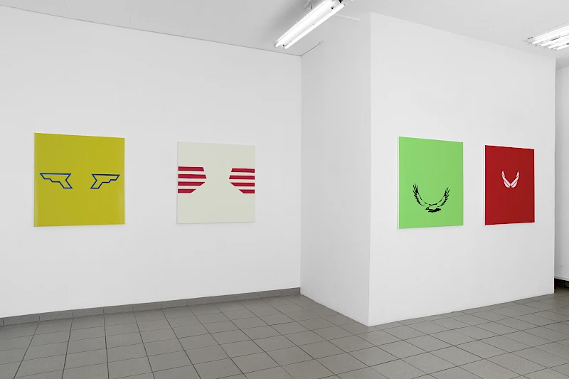 Exhibition View Solo Show Sem Lala «Wings» at Lovay Fine Arts, Geneva, 2025-2026 / Photo: Claude Cortinovis / Courtesy: Lovay Fine Arts