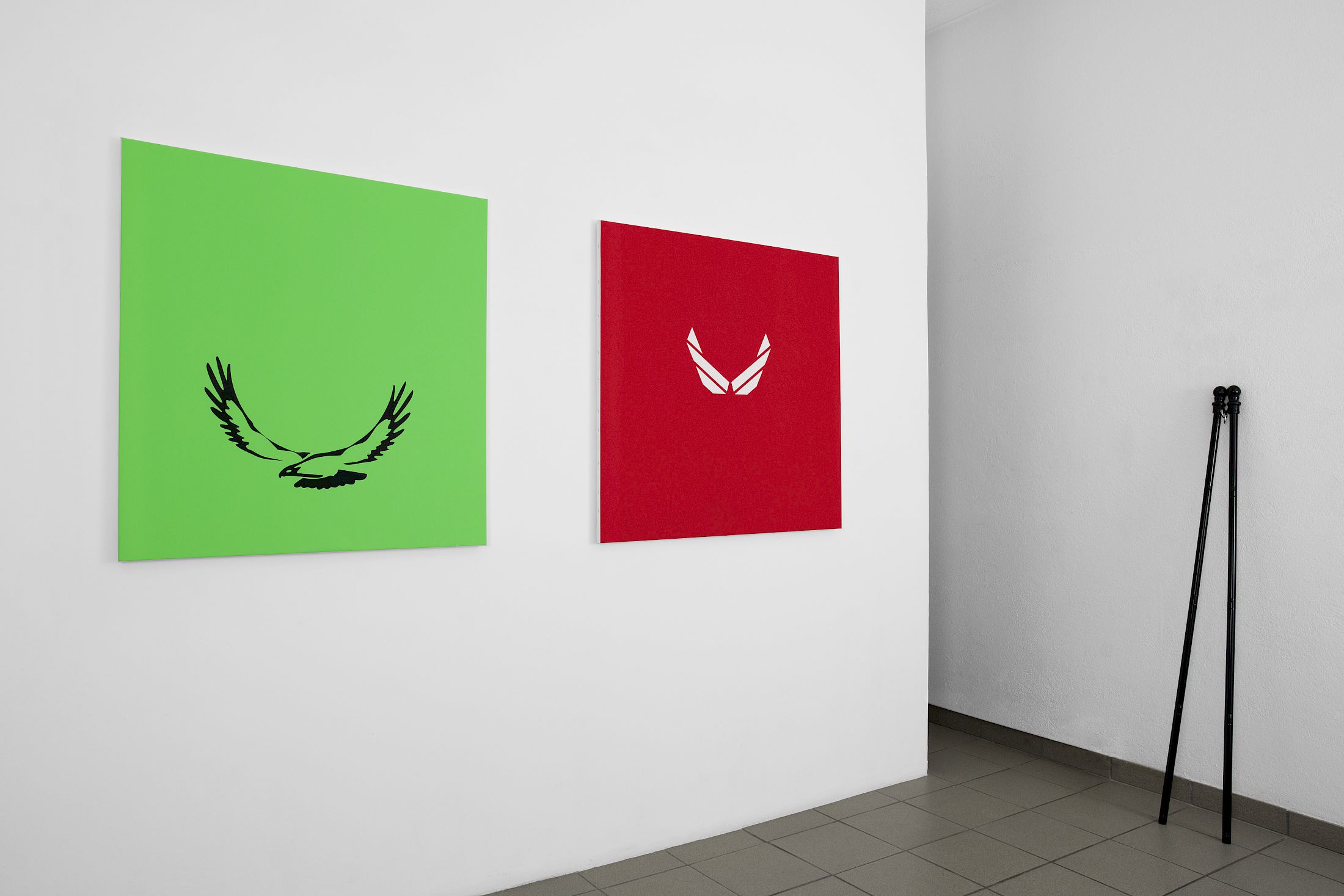 Exhibition View Solo Show Sem Lala «Wings» at Lovay Fine Arts, Geneva, 2025-2026 / Photo: Claude Cortinovis / Courtesy: Lovay Fine Arts