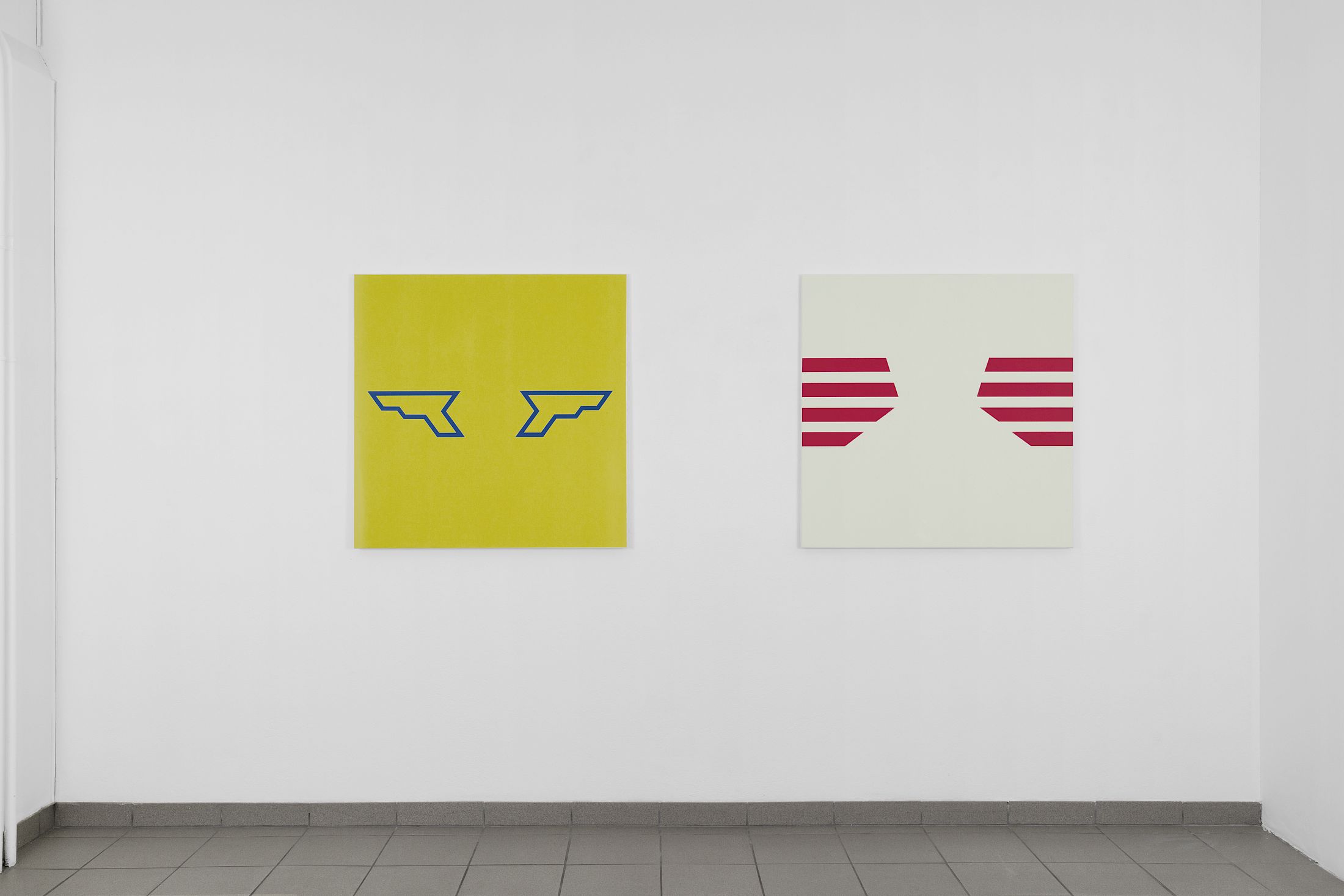 Exhibition View Solo Show Sem Lala «Wings» at Lovay Fine Arts, Geneva, 2025-2026 / Photo: Claude Cortinovis / Courtesy: Lovay Fine Arts