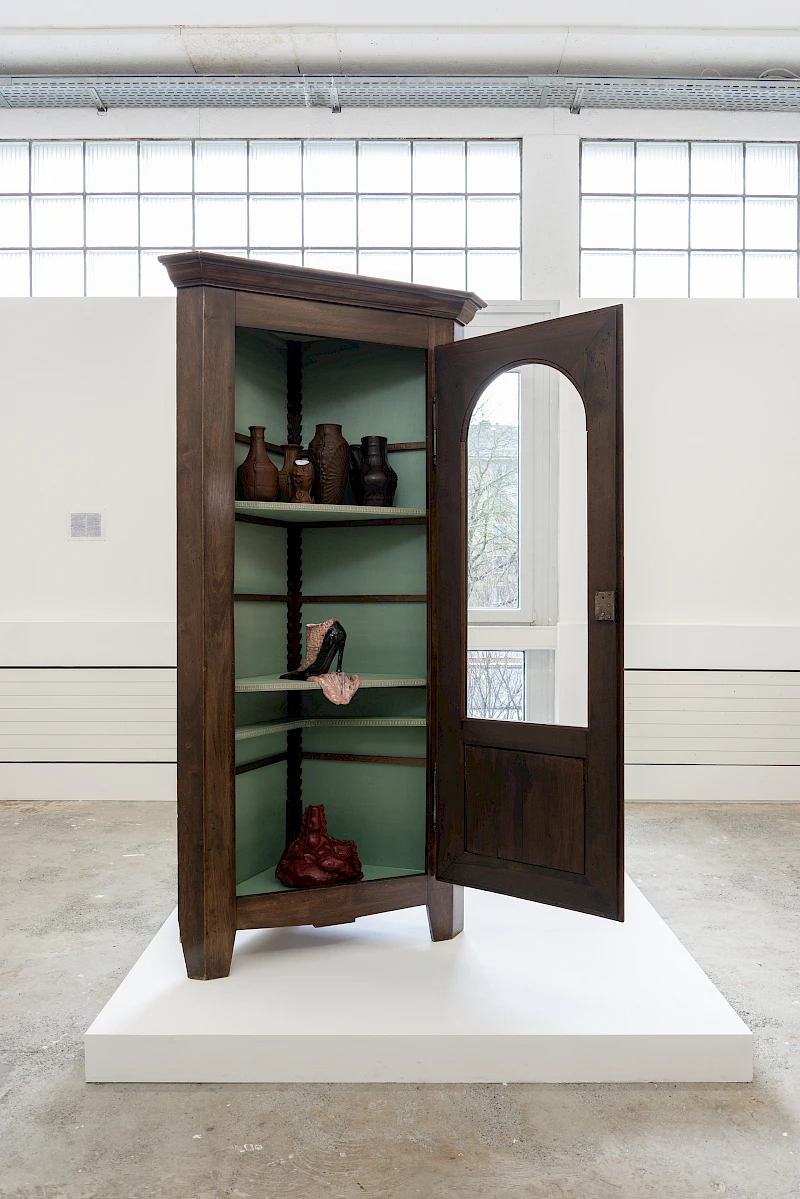 Exhibition View Group Show «Stocker comme des objets» at Widefield, Geneva, 2026 / Photo: Remy Ugarte Vallejos / Courtesy: the artists and Widefield