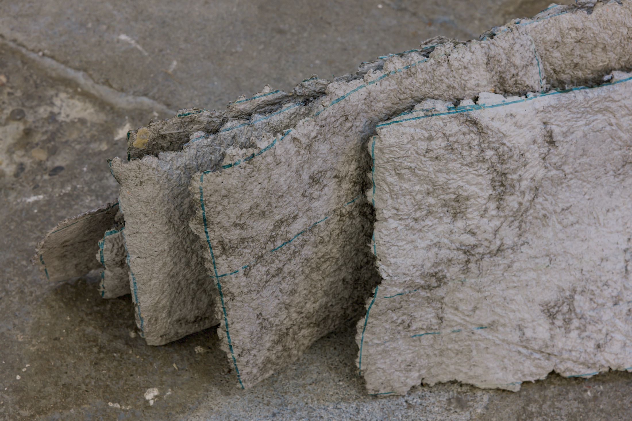 Exhibition View Duo Show Thalles Piaget and Yann Stéphane Bisso «Where have you been? ; view on Yann Stéphane Bisso, Fretocam (Detail), 2025» at WallStreet, Fribourg, 2025-2026 / Photo: Julie Folly / Courtesy: the artists and WallStreet