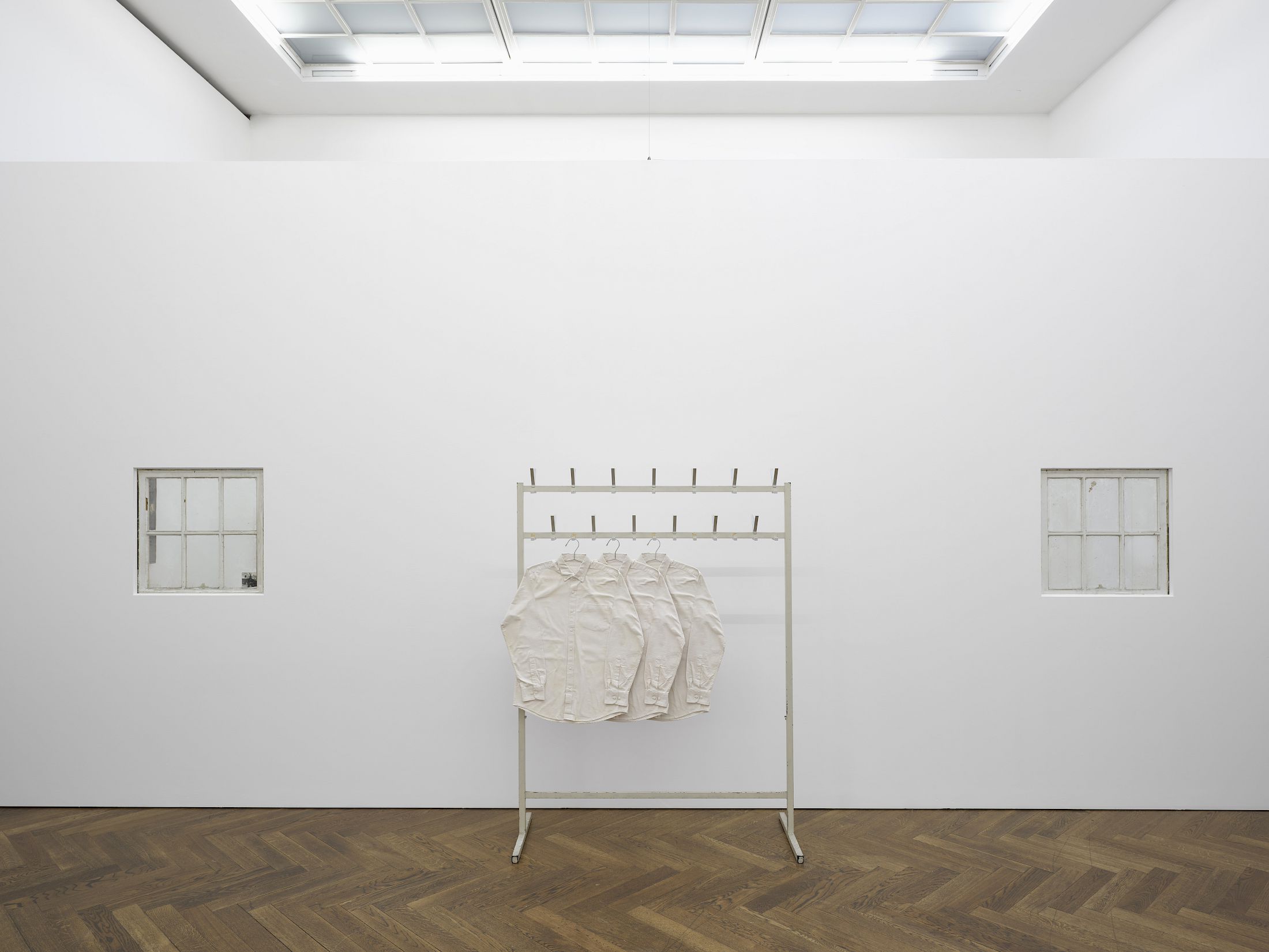 Exhibition View Solo Show Troy Montes Michie «The Jawbone Sings Blue ; view on Twilight Aristocracy, 2025» at Kunsthalle Basel, Basel, 2025-2026 / Photo: Philipp Hänger / Courtesy: the artist and Kunsthalle Basel