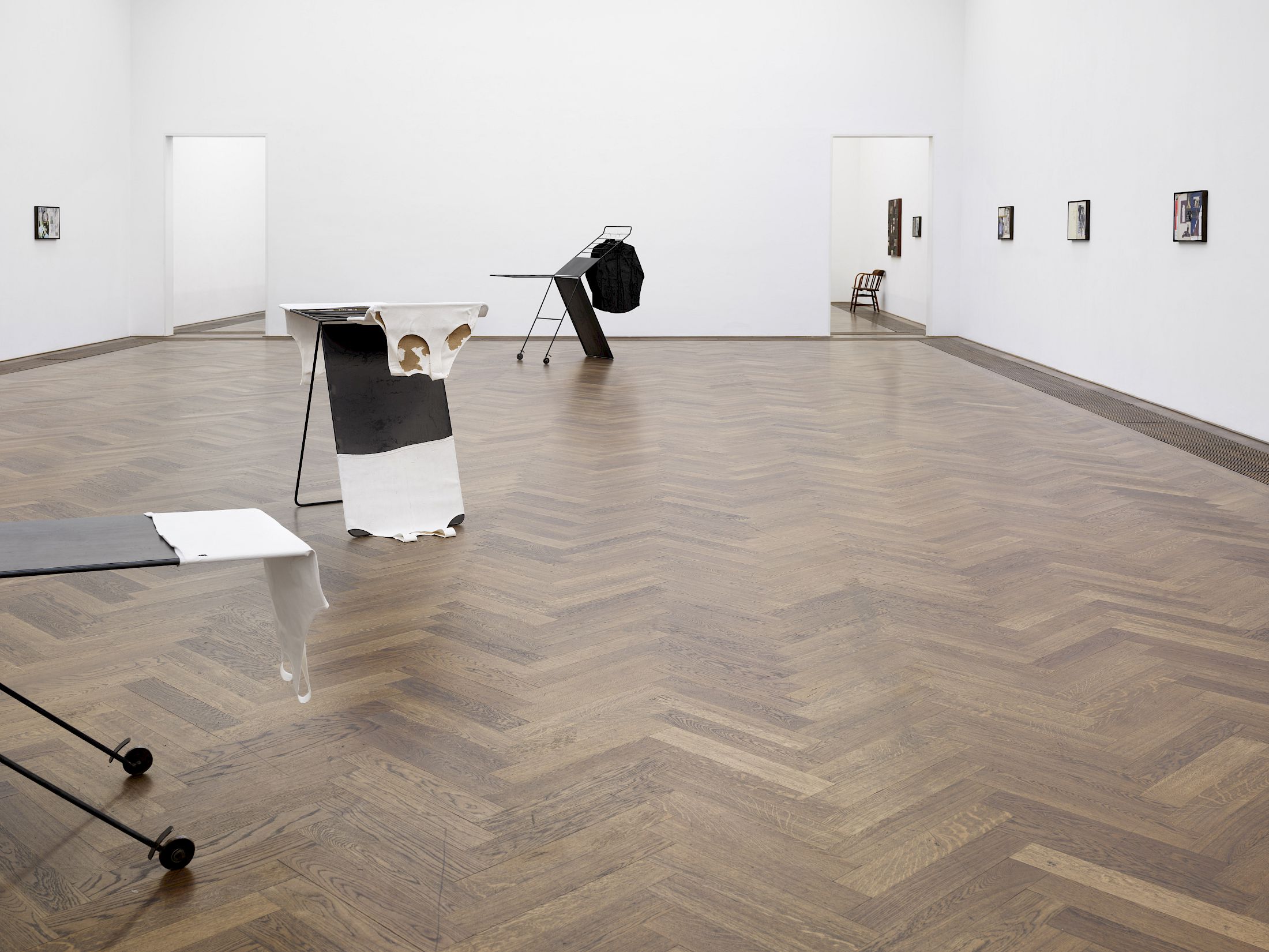 Exhibition View Solo Show Troy Montes Michie «The Jawbone Sings Blue» at Kunsthalle Basel, Basel, 2025-2026 / Photo: Philipp Hänger / Courtesy: the artist and Kunsthalle Basel