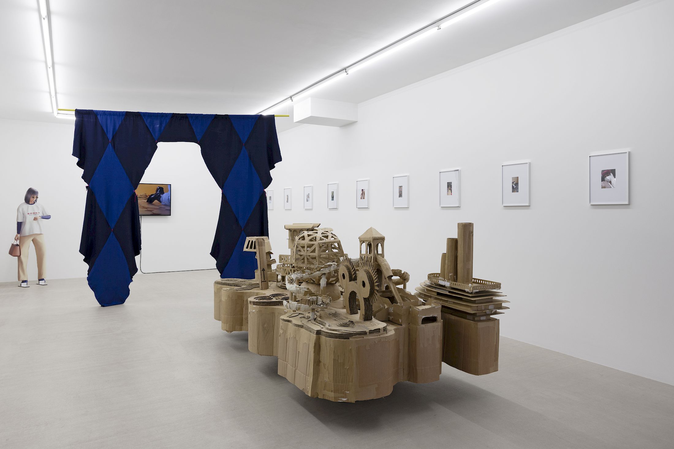 Exhibition View Group Show «Wear a mask and your face grows to fit it» at For, Basel, 2025 / Photo: Gina Folly / Courtesy: the artists and For