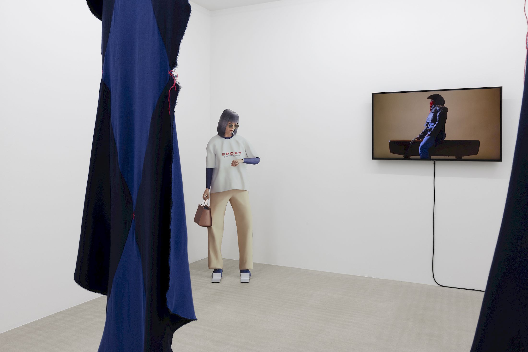 Exhibition View Group Show «Wear a mask and your face grows to fit it» at For, Basel, 2025 / Photo: Gina Folly / Courtesy: the artists and For