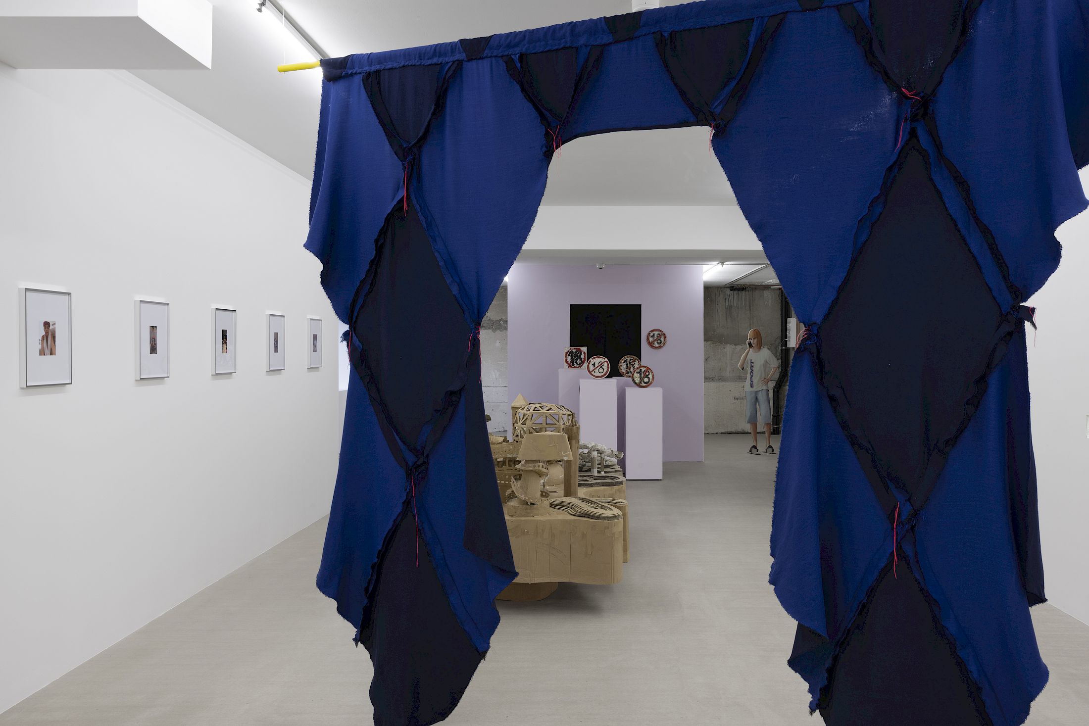 Exhibition View Group Show «Wear a mask and your face grows to fit it» at For, Basel, 2025 / Photo: Gina Folly / Courtesy: the artists and For