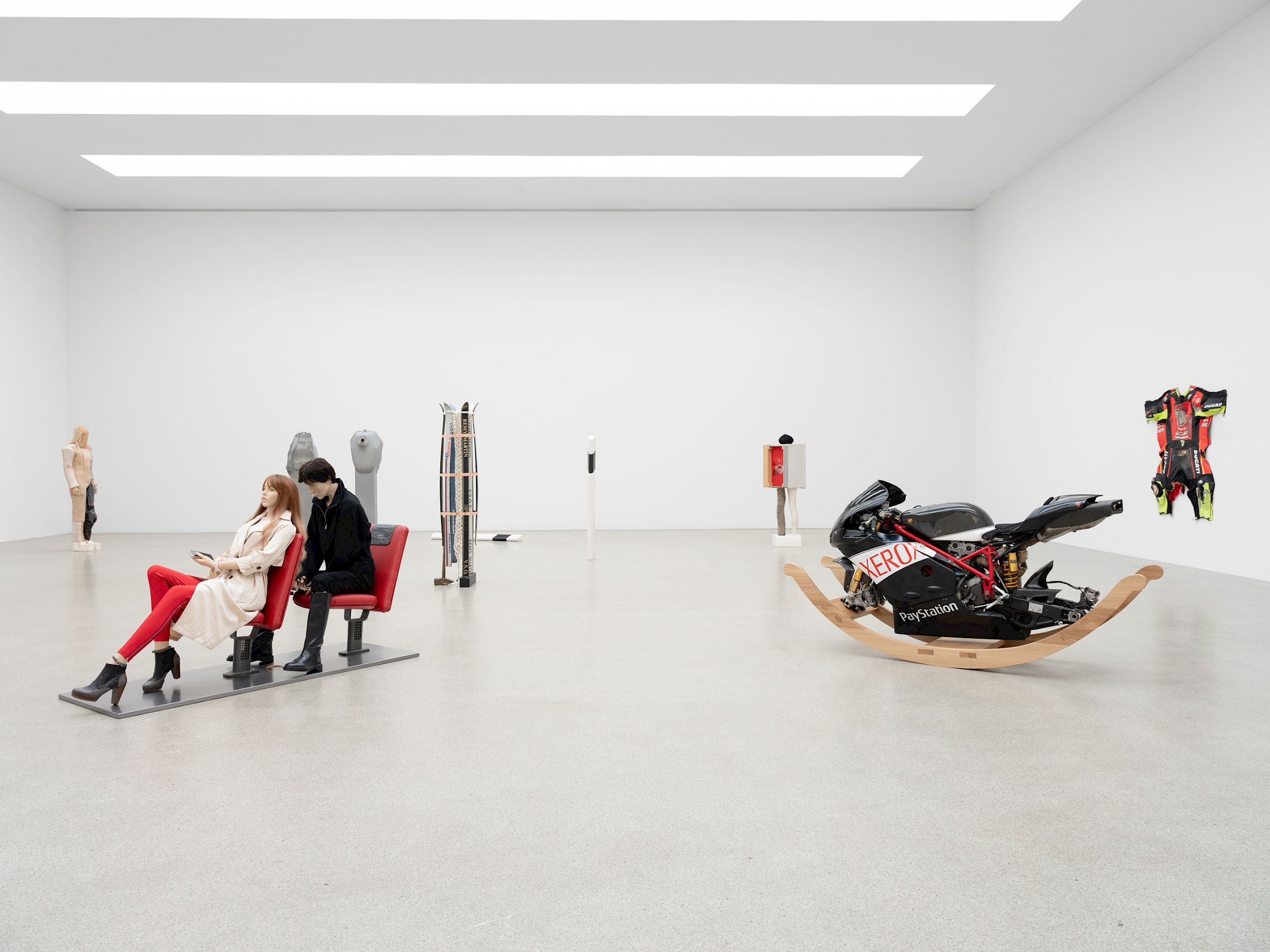Exhibition View Solo Show Alexandra Bircken «SomaSemaSoma» at Kunsthaus Biel, Biel/Bienne, 2025 / Photo: Lea Kunz / Courtesy: the artist; BQ, Berlin; Herald St, London and Maureen Paley, London