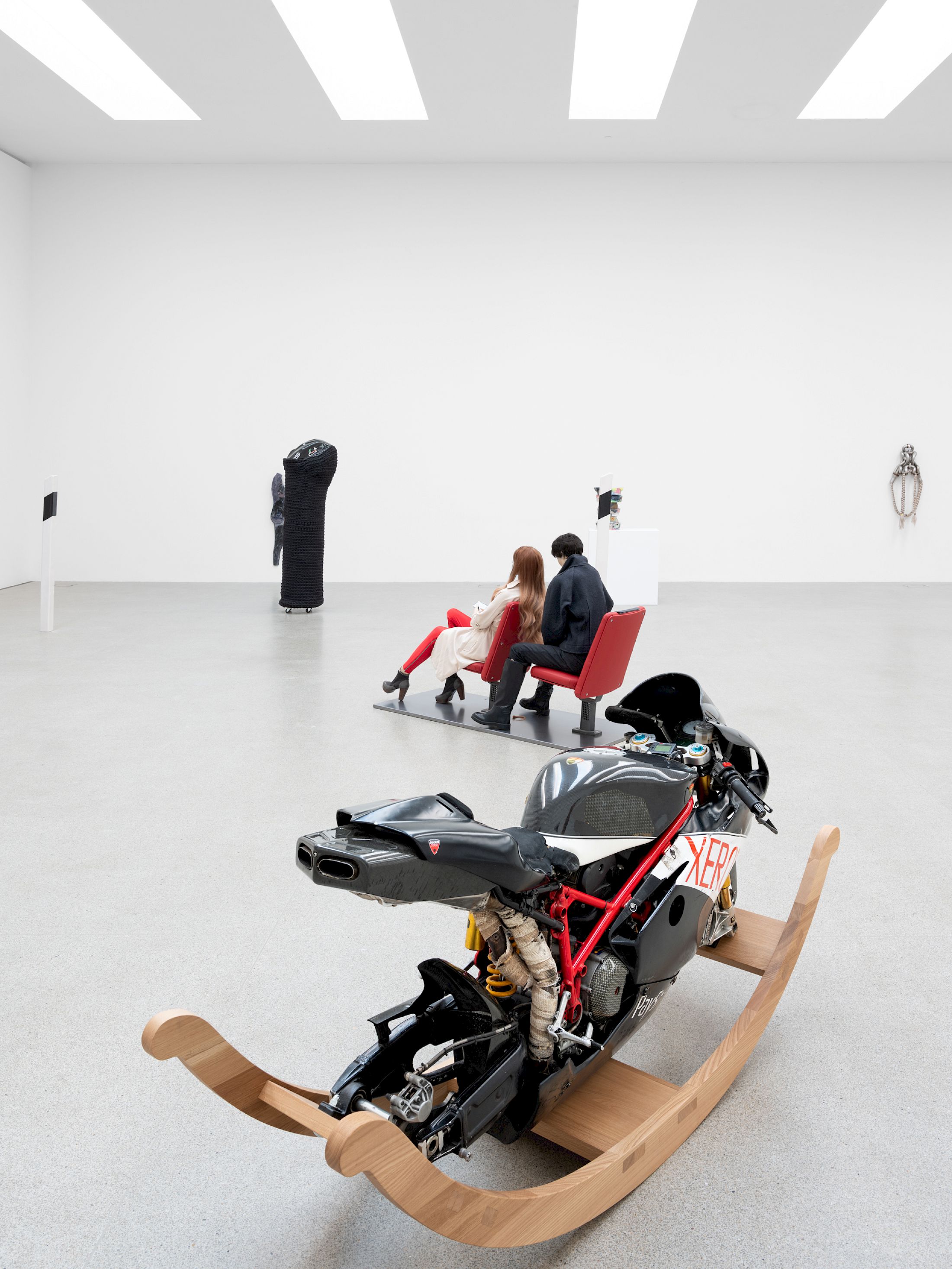 Exhibition View Solo Show Alexandra Bircken «SomaSemaSoma» at Kunsthaus Biel, Biel/Bienne, 2025 / Photo: Lea Kunz / Courtesy: the artist; BQ, Berlin; Herald St, London and Maureen Paley, London
