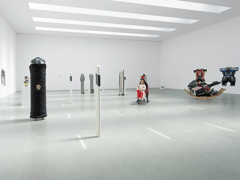 Exhibition View Solo Show Alexandra Bircken «SomaSemaSoma» at Kunsthaus Biel, Biel/Bienne, 2025 / Photo: Lea Kunz / Courtesy: the artist; BQ, Berlin; Herald St, London and Maureen Paley, London
