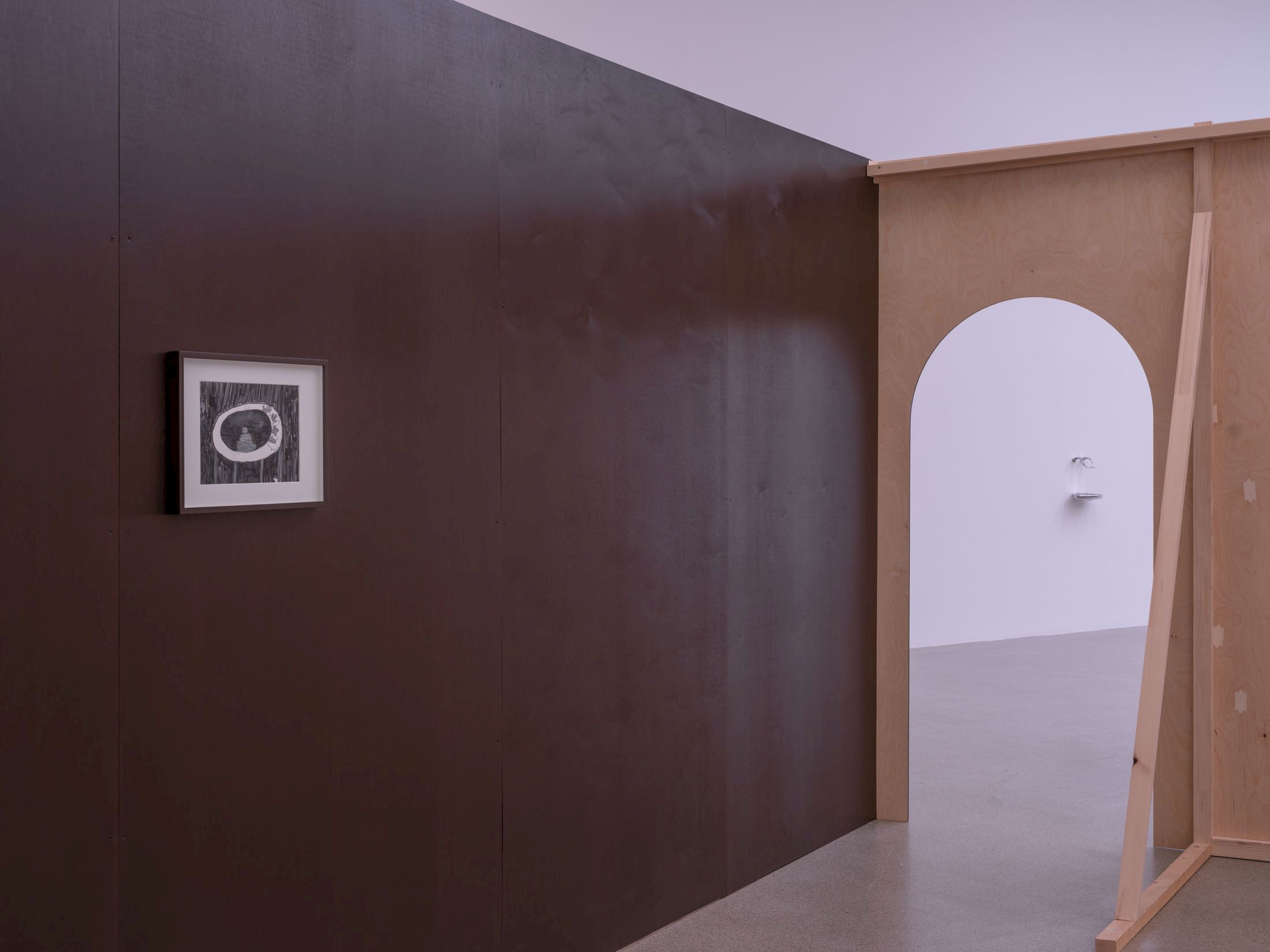 Exhibition View Solo Show Anita Muçolli «Navigating Estrangement» at Kunsthaus Biel / Centre d’Art Bienne, Biel/Bienne, 2026 / Photo: Lea Kunz / Courtesy:  the artist and Kunsthaus Biel / Centre d’Art Bienne