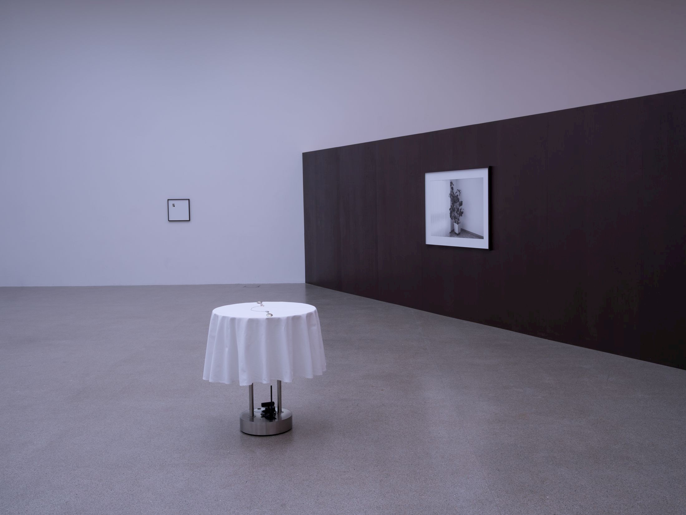 Exhibition View Solo Show Anita Muçolli «Navigating Estrangement» at Kunsthaus Biel / Centre d’Art Bienne, Biel/Bienne, 2026 / Photo: Lea Kunz / Courtesy:  the artist and Kunsthaus Biel / Centre d’Art Bienne