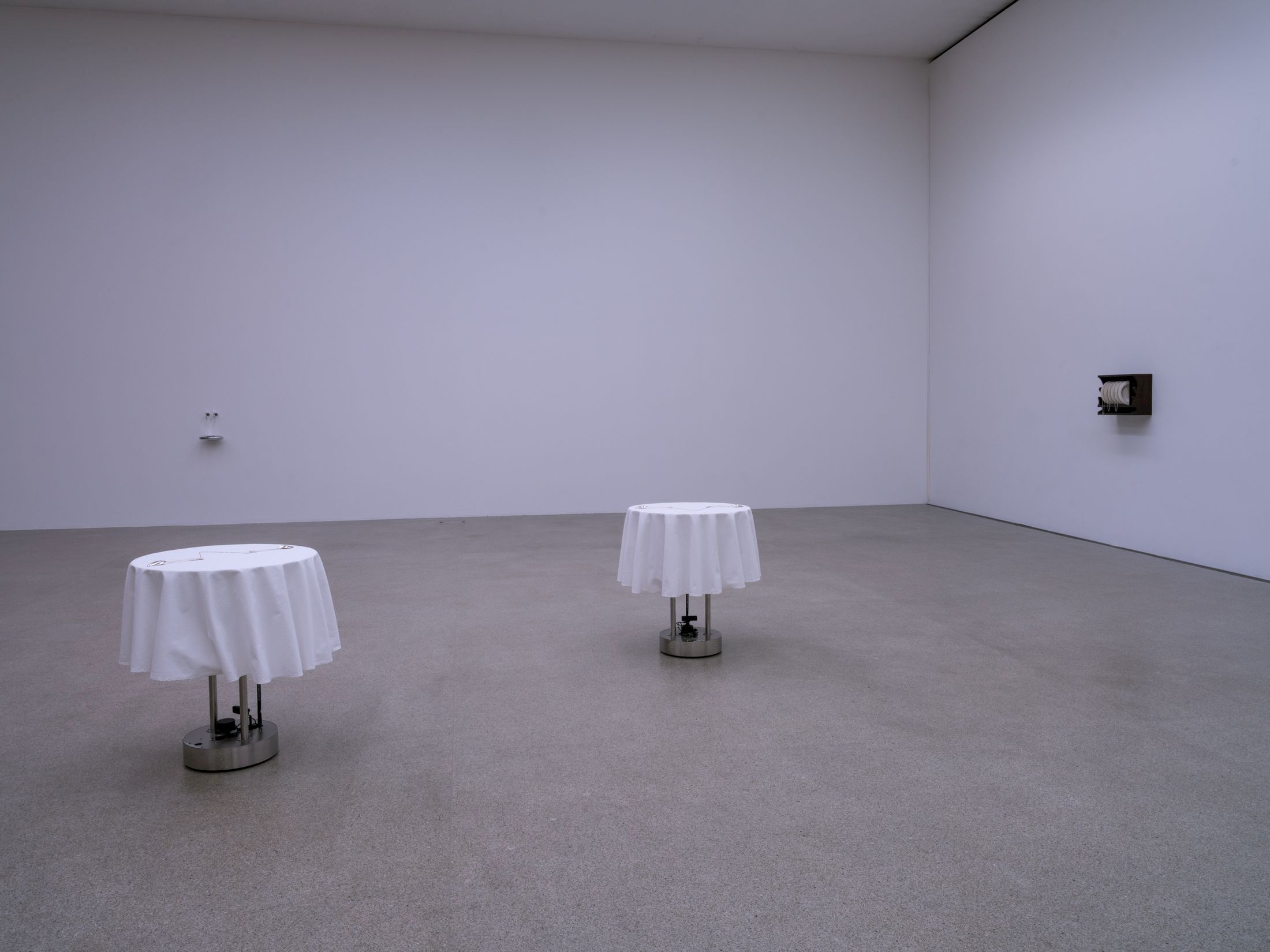 Exhibition View Solo Show Anita Muçolli «Navigating Estrangement» at Kunsthaus Biel / Centre d’Art Bienne, Biel/Bienne, 2026 / Photo: Lea Kunz / Courtesy:  the artist and Kunsthaus Biel / Centre d’Art Bienne