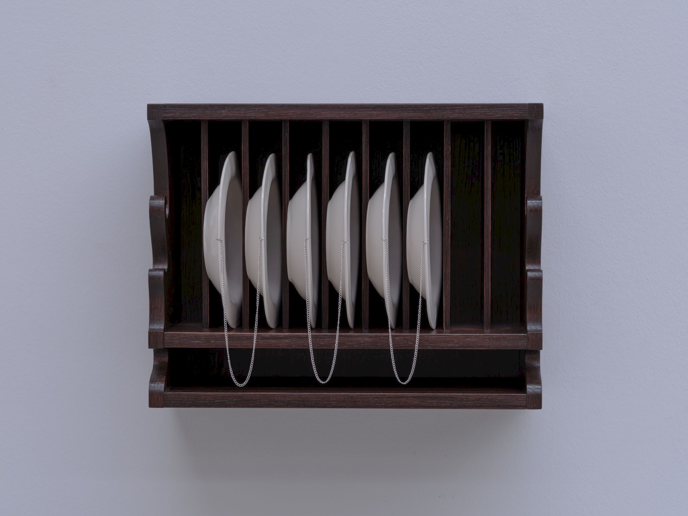 Exhibition View Solo Show Anita Muçolli «Navigating Estrangement» at Kunsthaus Biel / Centre d’Art Bienne, Biel/Bienne, 2026 / Photo: Lea Kunz / Courtesy:  the artist and Kunsthaus Biel / Centre d’Art Bienne