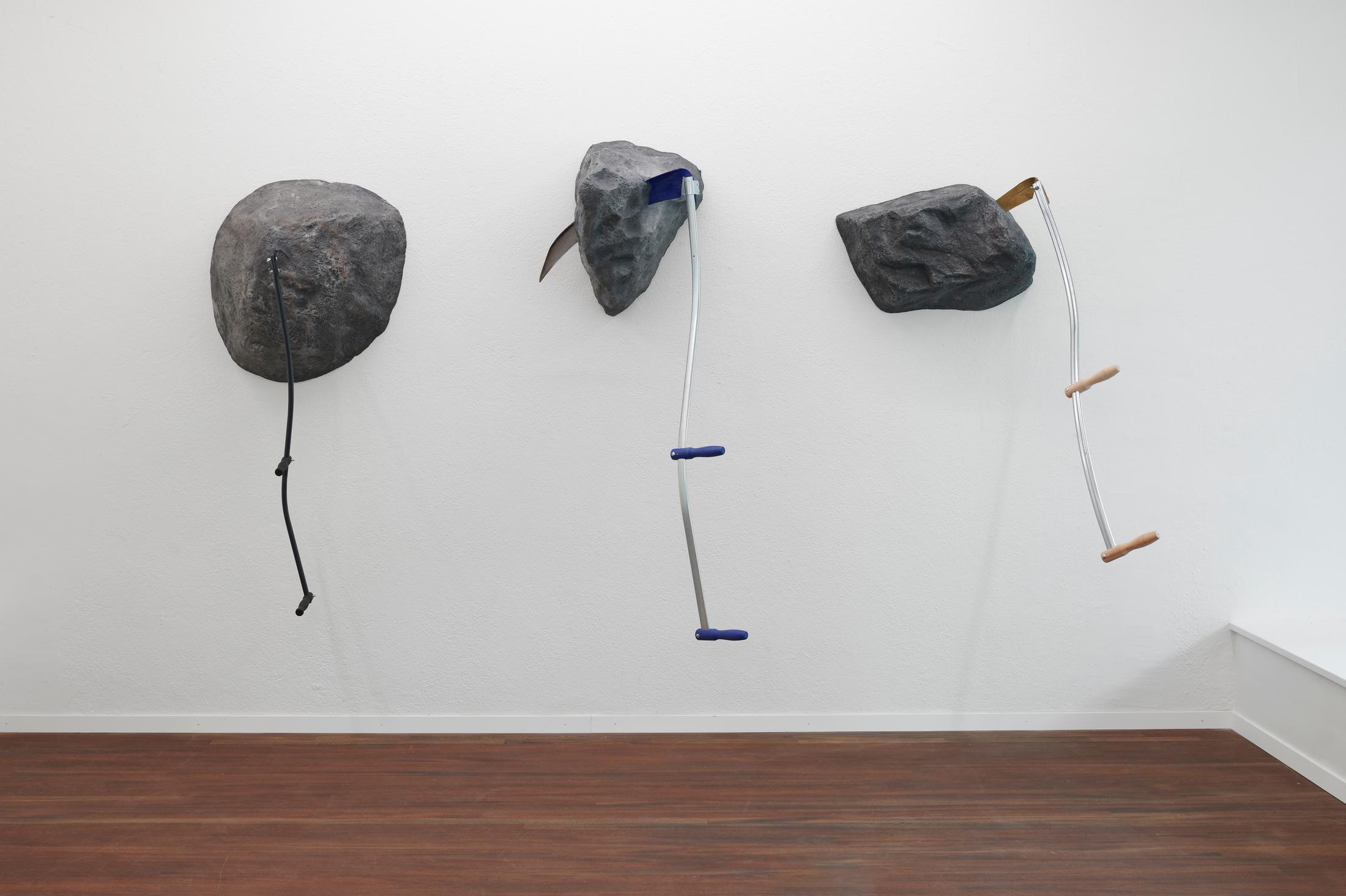 Exhibition View Solo Show Adam Cruces «Necessary Evil» at Blue Velvet, Zurich, 2024 / Photo: Flavio Karrer / Courtesy: The artist and Blue Velvet