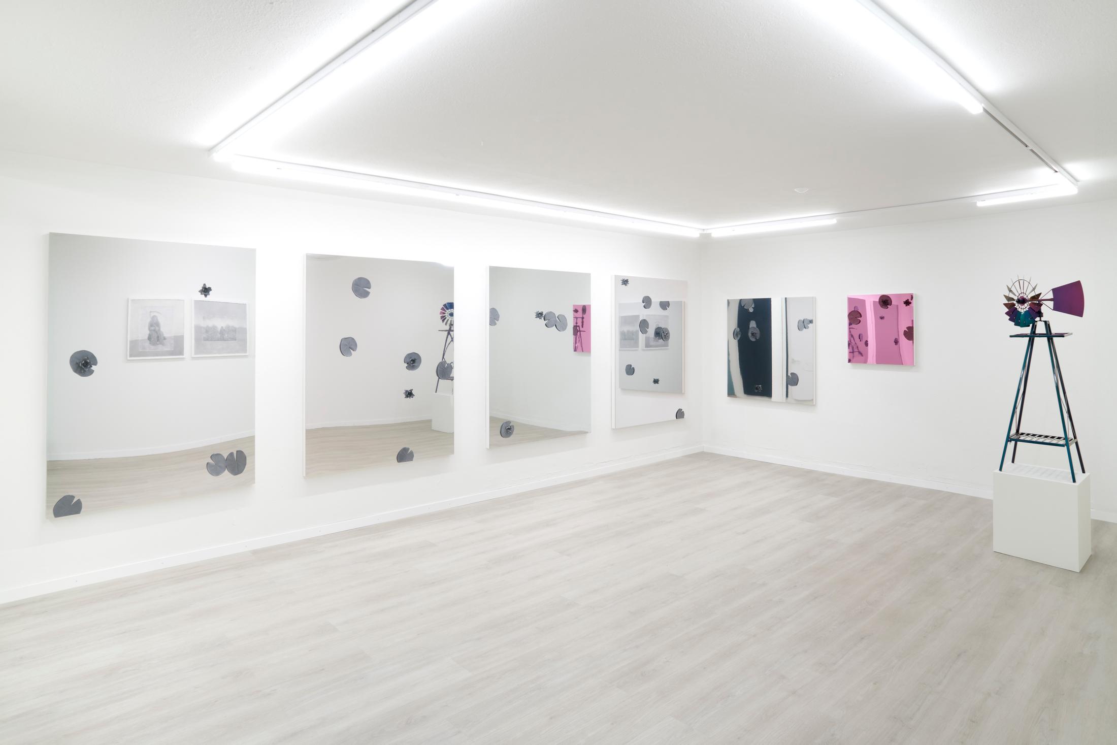 Exhibition View Solo Show Adam Cruces «Necessary Evil» at Blue Velvet, Zurich, 2024 / Photo: Flavio Karrer / Courtesy: The artist and Blue Velvet