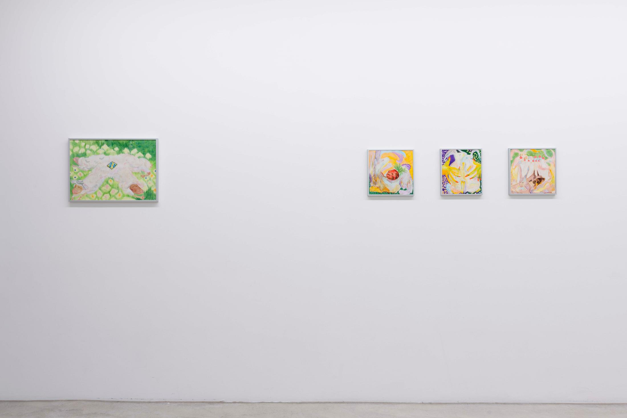 Exhibition View Group Show «Now, wouldn't that be iconic» at Ausstellungsraum Klingental, Basel, 2024 / Photo: Jennifer Merlyn Scherler / Courtesy: The artists and Ausstellungsraum Klingental