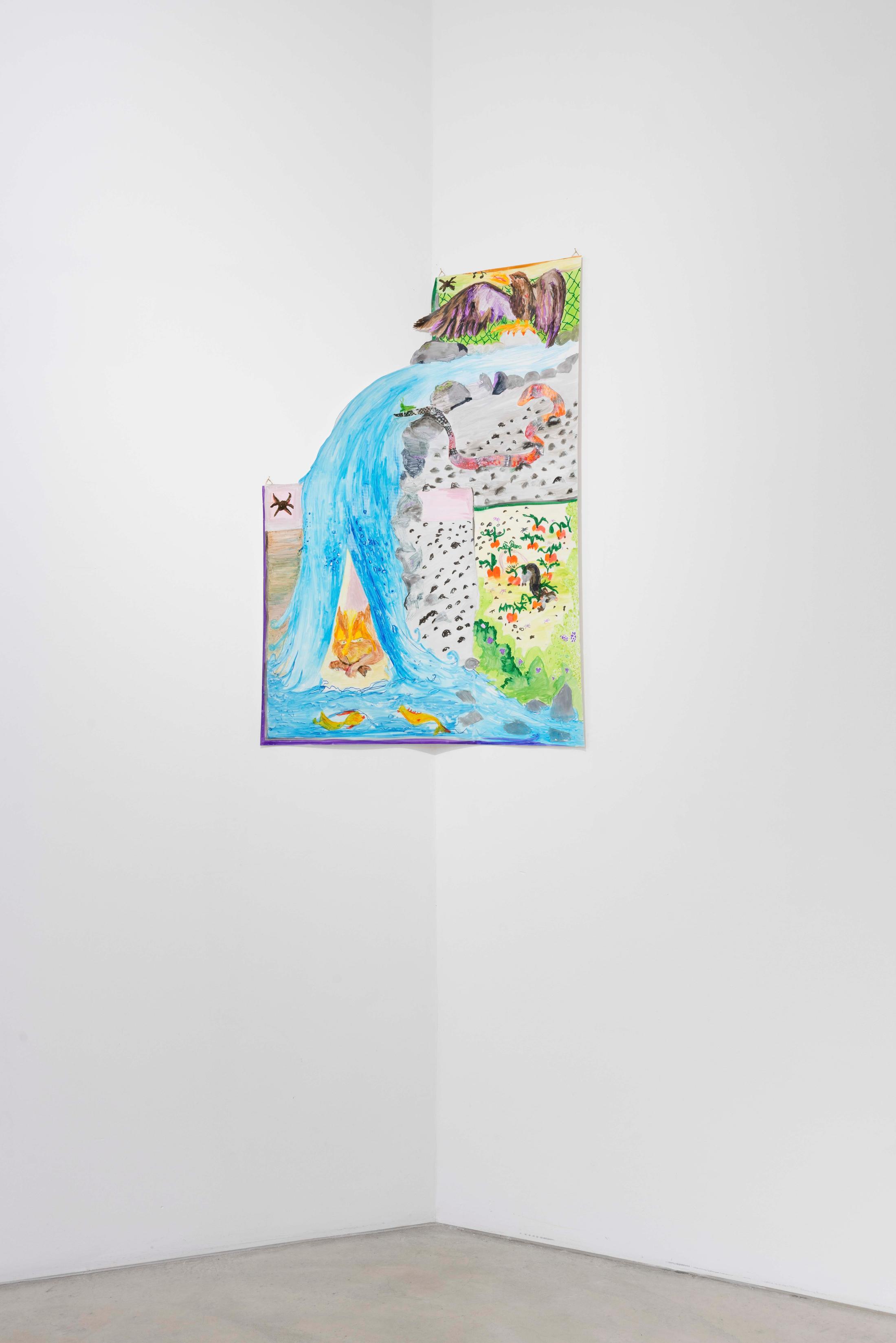 Exhibition View Group Show «Now, wouldn't that be iconic» at Ausstellungsraum Klingental, Basel, 2024 / Photo: Jennifer Merlyn Scherler / Courtesy: The artists and Ausstellungsraum Klingental