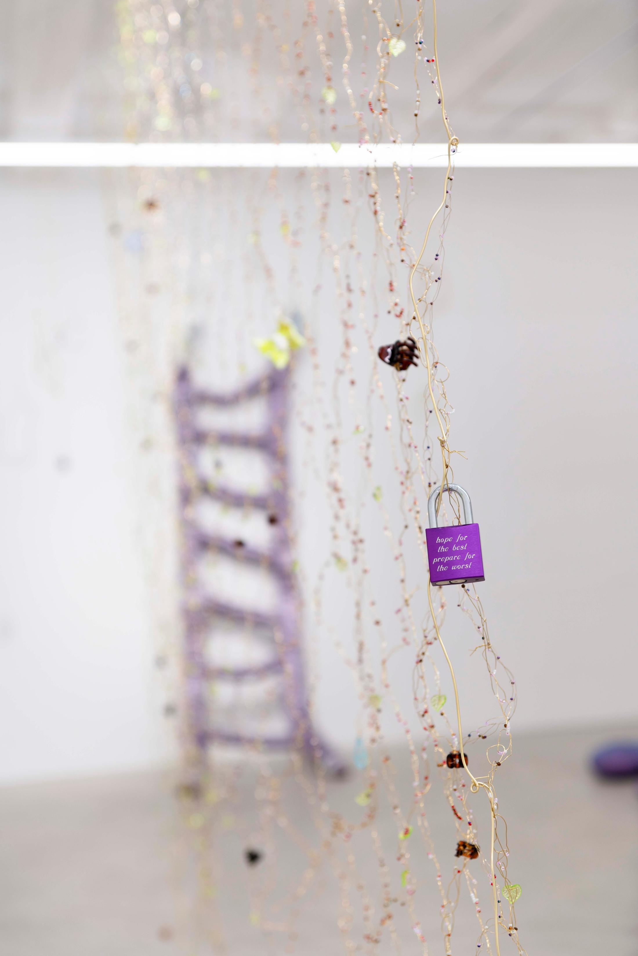 Exhibition View Group Show «Now, wouldn't that be iconic» at Ausstellungsraum Klingental, Basel, 2024 / Photo: Jennifer Merlyn Scherler / Courtesy: The artists and Ausstellungsraum Klingental