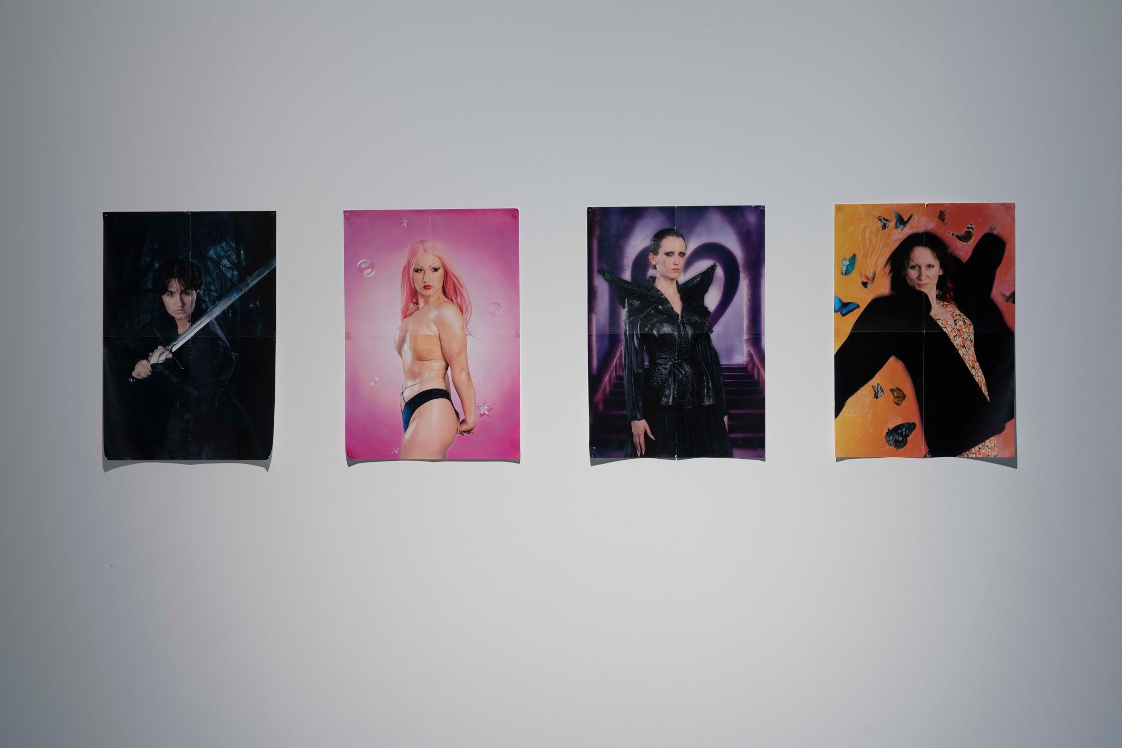 Exhibition View Group Show «Now, wouldn't that be iconic» at Ausstellungsraum Klingental, Basel, 2024 / Photo: Jennifer Merlyn Scherler / Courtesy: The artists and Ausstellungsraum Klingental