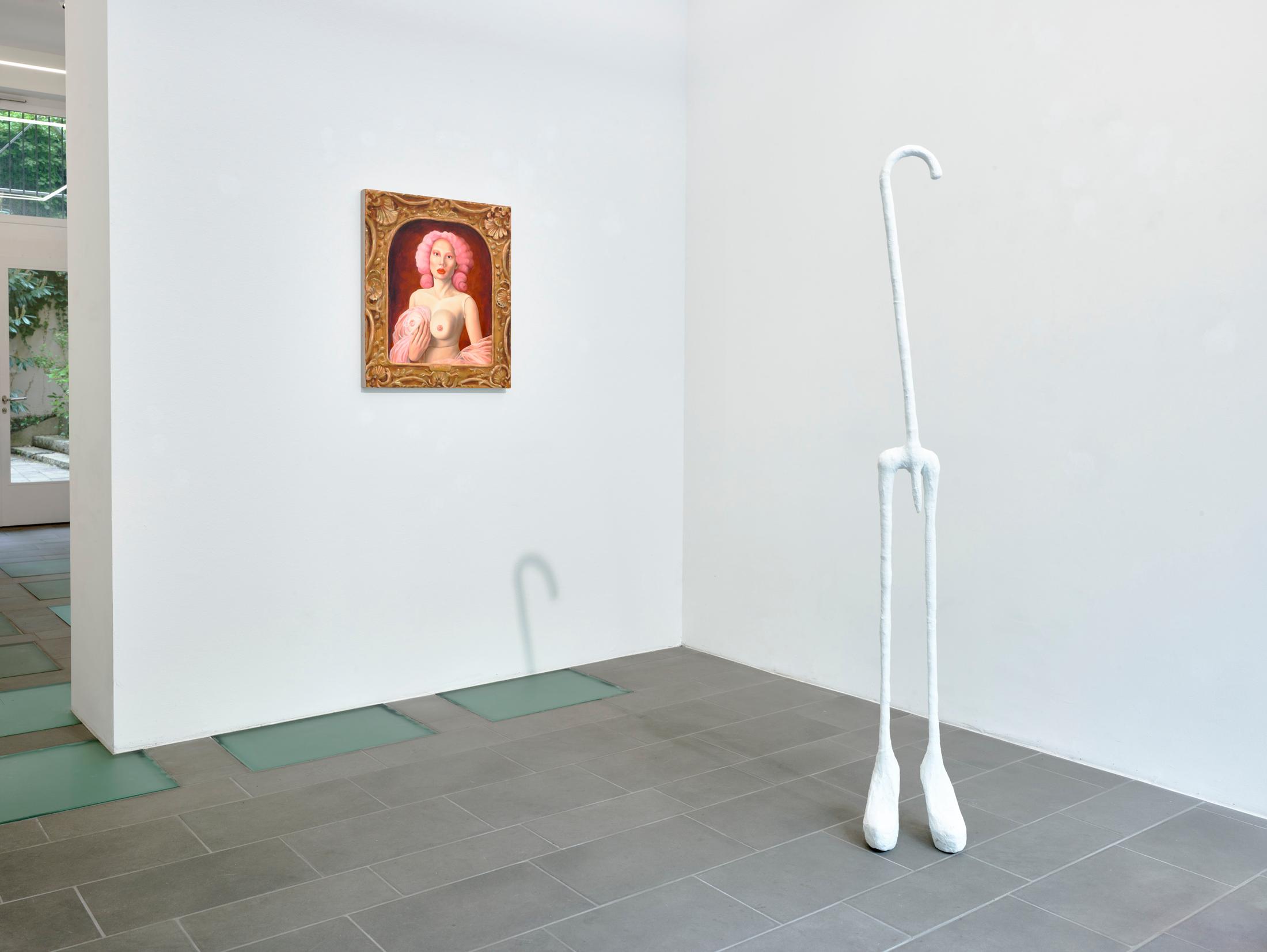 Exhibition View Group Show «Beyond the Looking Glass» at Galerie Lange + Pult, Zurich, 2024 / Photo: Felix Jungo / Courtesy: The artists and Galerie Lange + Pult