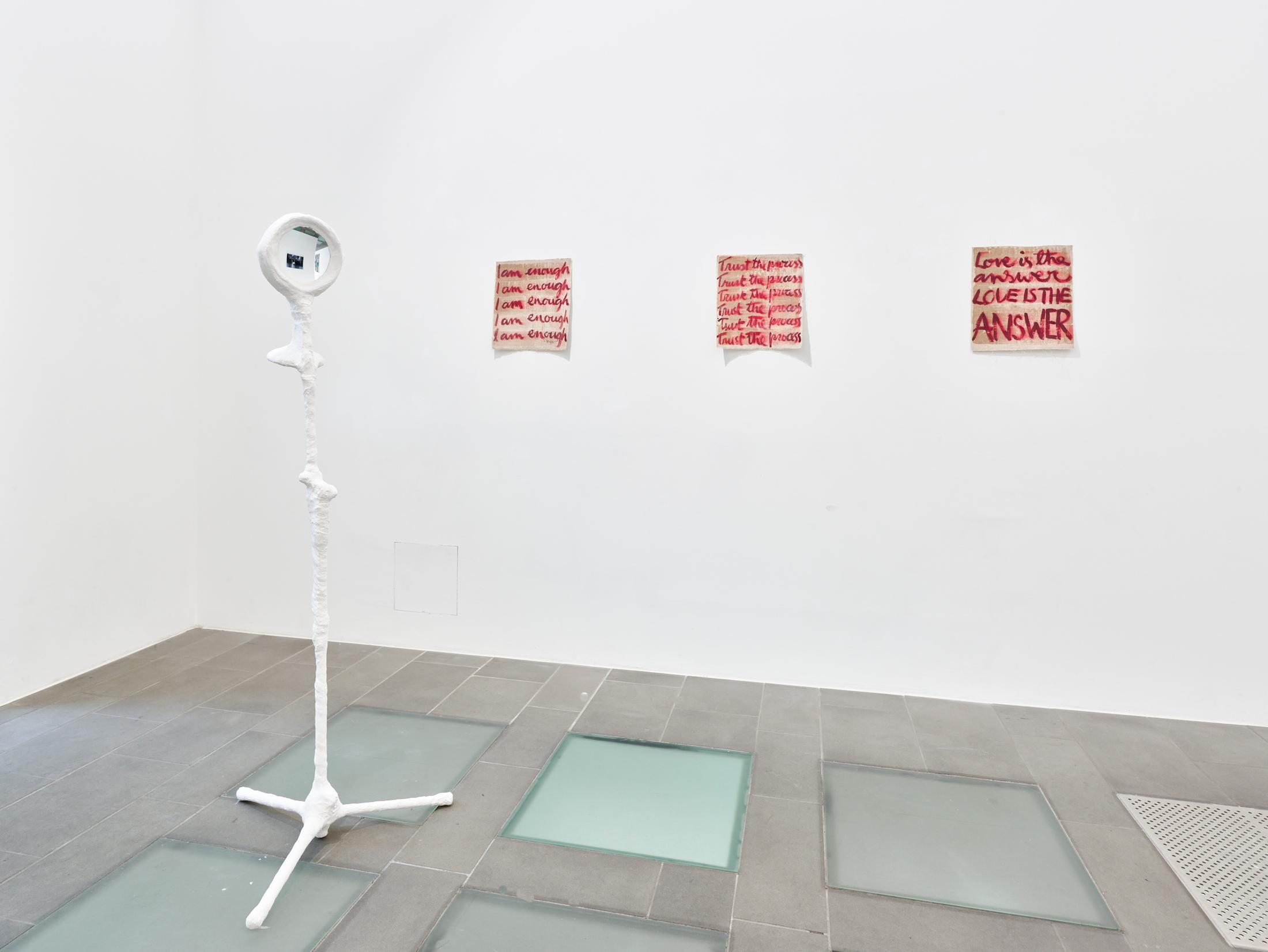 Exhibition View Group Show «Beyond the Looking Glass» at Galerie Lange + Pult, Zurich, 2024 / Photo: Felix Jungo / Courtesy: The artists and Galerie Lange + Pult