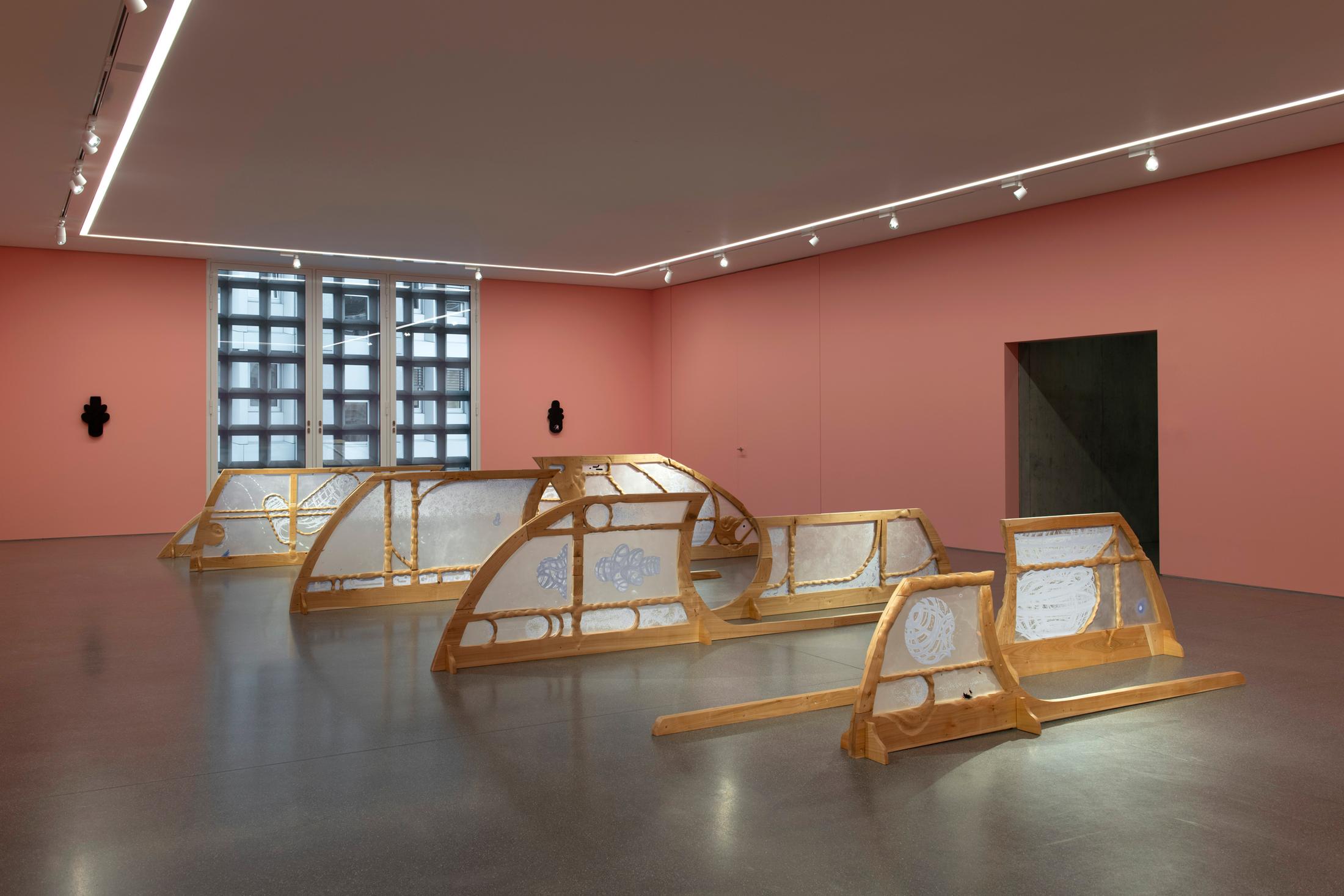 Exibition View Solo Show Bianca Barandun «Ghost Note» at Bündner Kunstmuseum Chur, Chur, 2025 / Photo: Thomas Strub / Courtesy: the artist and Bündner Kunstmuseum