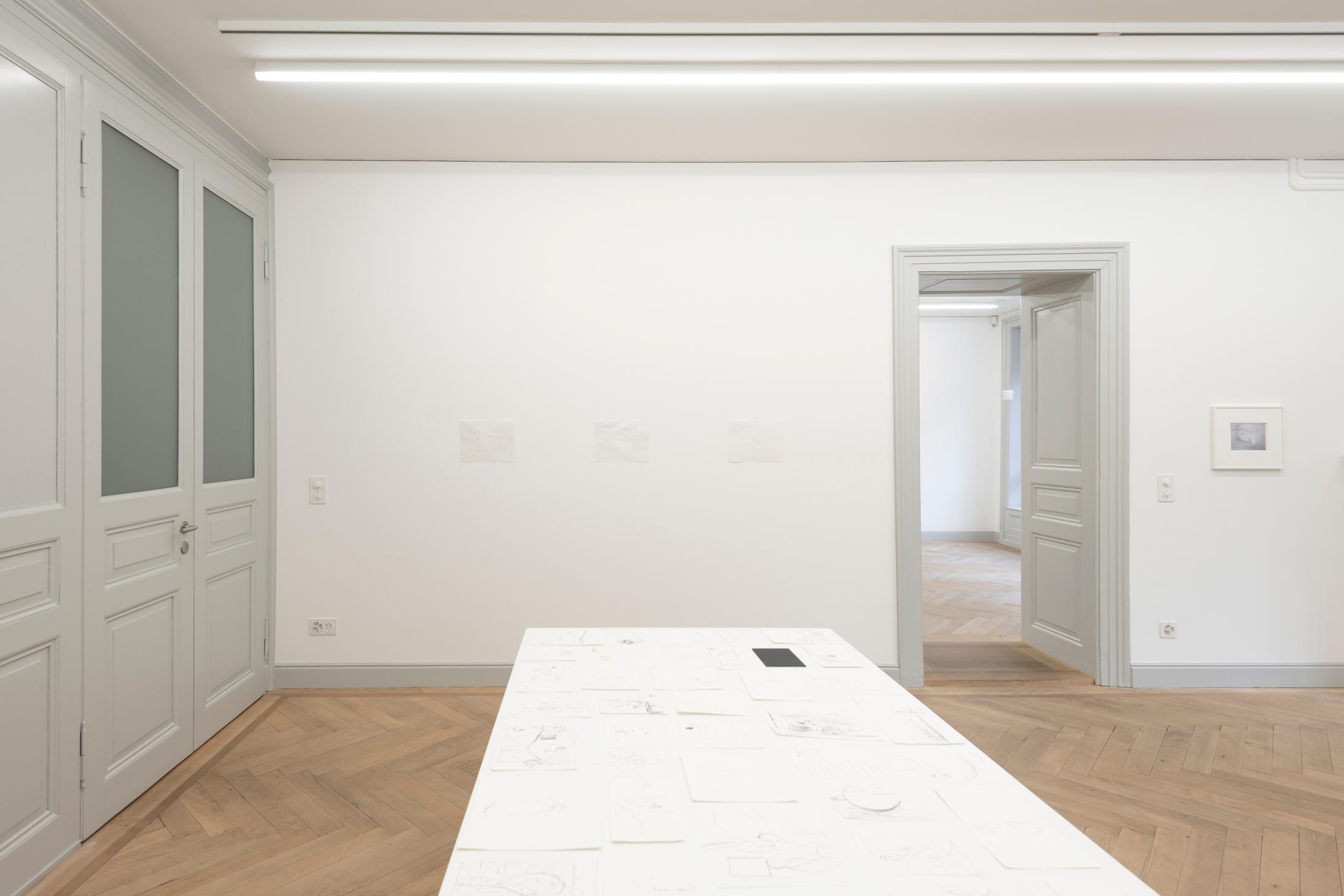 Exhibition View Solo Show Bruno Jakob «Again and Again and Again» at Galerie Peter Kilchmann, Zurich, 2024 / Photo: Sebastian Schaub / Courtesy: The artist and Galerie Peter Kilchmann