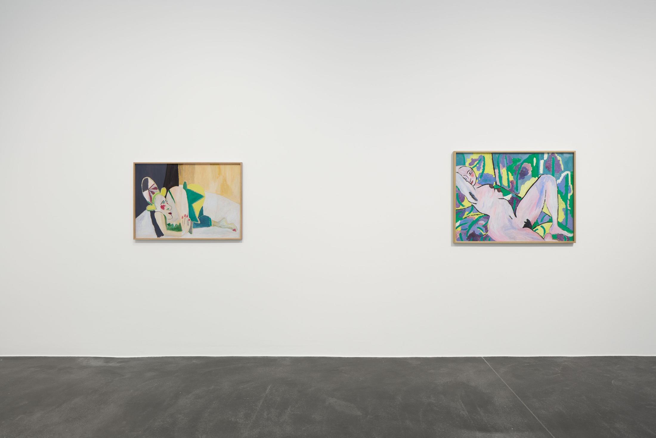 Exhibition View Solo Show «Cathy Josefowitz. Release» at Hauser & Wirth, Zurich, 2024 / Photo: Jon Etter / Courtesy: Estate of Cathy Josefowitz and Hauser & Wirth