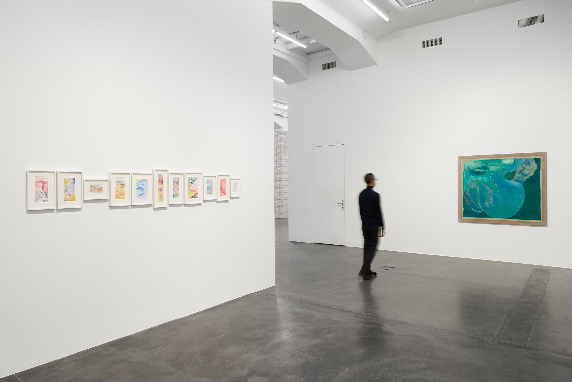 Exhibition View Solo Show «Cathy Josefowitz. Release» at Hauser & Wirth, Zurich, 2024 / Photo: Jon Etter / Courtesy: Estate of Cathy Josefowitz and Hauser & Wirth