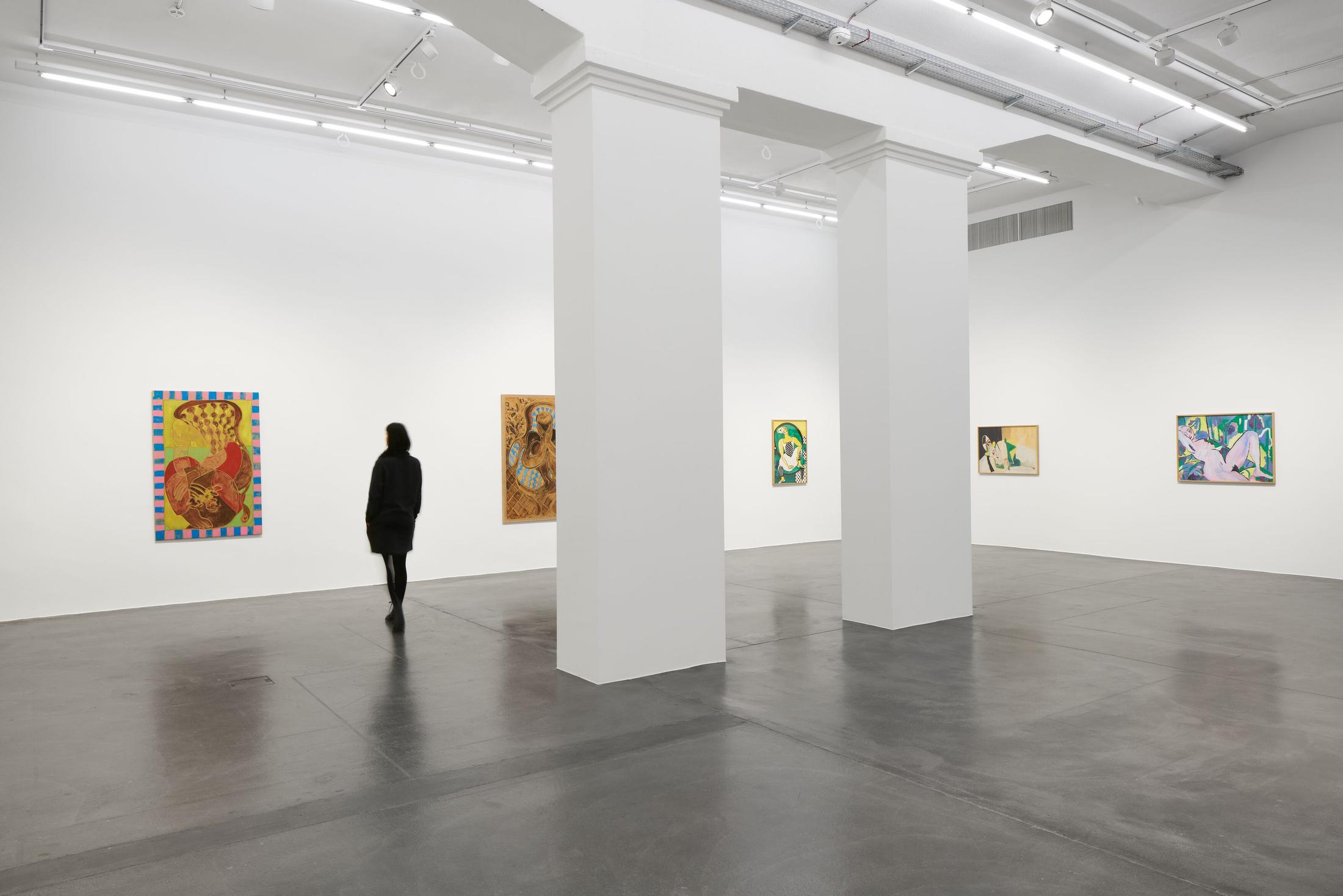 Exhibition View Solo Show «Cathy Josefowitz. Release» at Hauser & Wirth, Zurich, 2024 / Photo: Jon Etter / Courtesy: Estate of Cathy Josefowitz and Hauser & Wirth