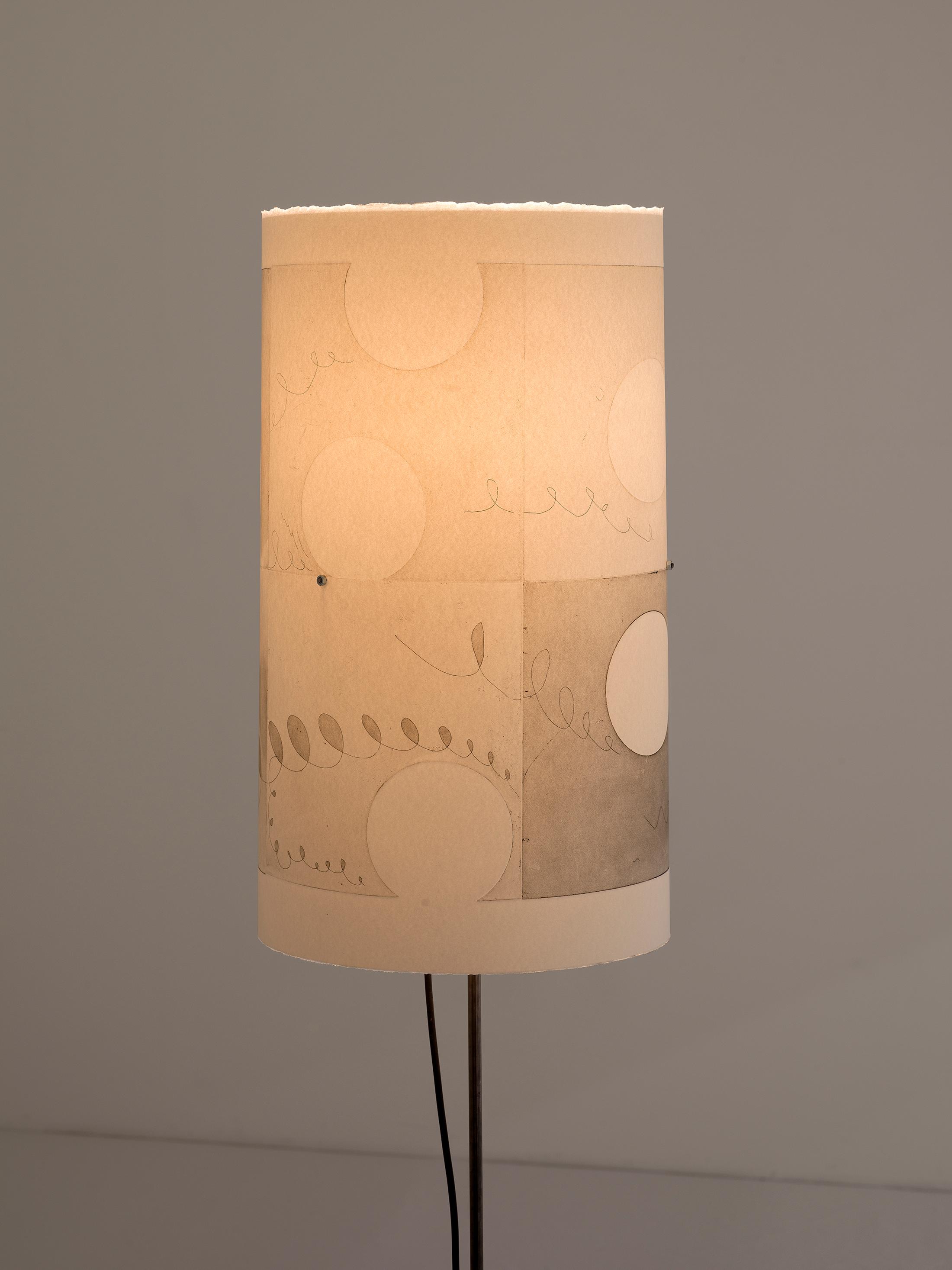 Exhibition View Solo Show Cédric Eisenring «Fäustling; view on Untitled, 2024, Steel, Aquatinta, Drypoint-etching on Paper» at Kirchgasse Gallery, Steckborn, 2024 / Photo: Cedric Mussano / Courtesy: the artist and Kirchgasse Gallery