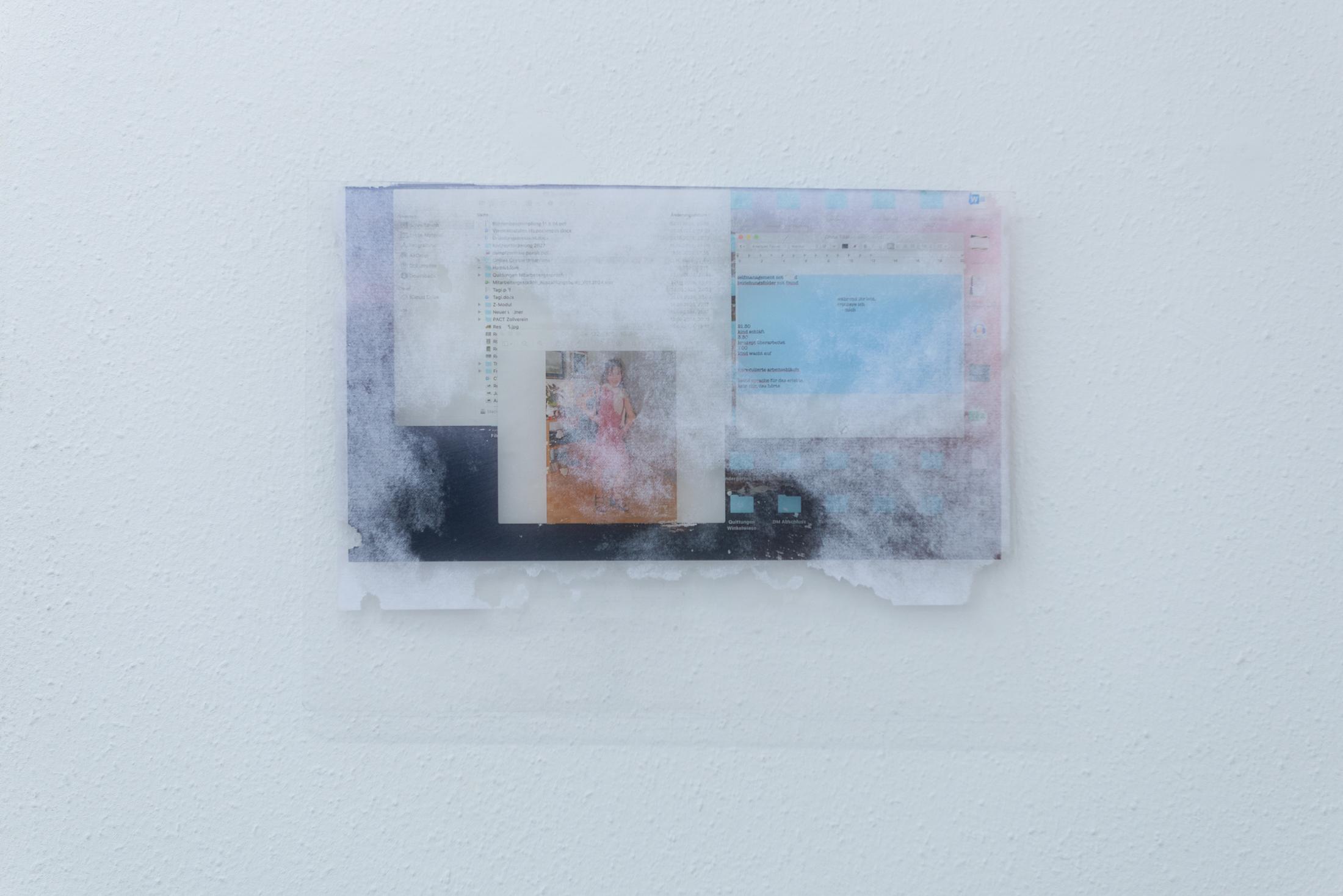 Exhibition View Duo Show with Julia Skof and Andrea Fortmann «certain opening acts» at HAMLET, Zurich-Oerlikon, 2025 / Photo: Alice Speller / Courtesy: the artists and HAMLET