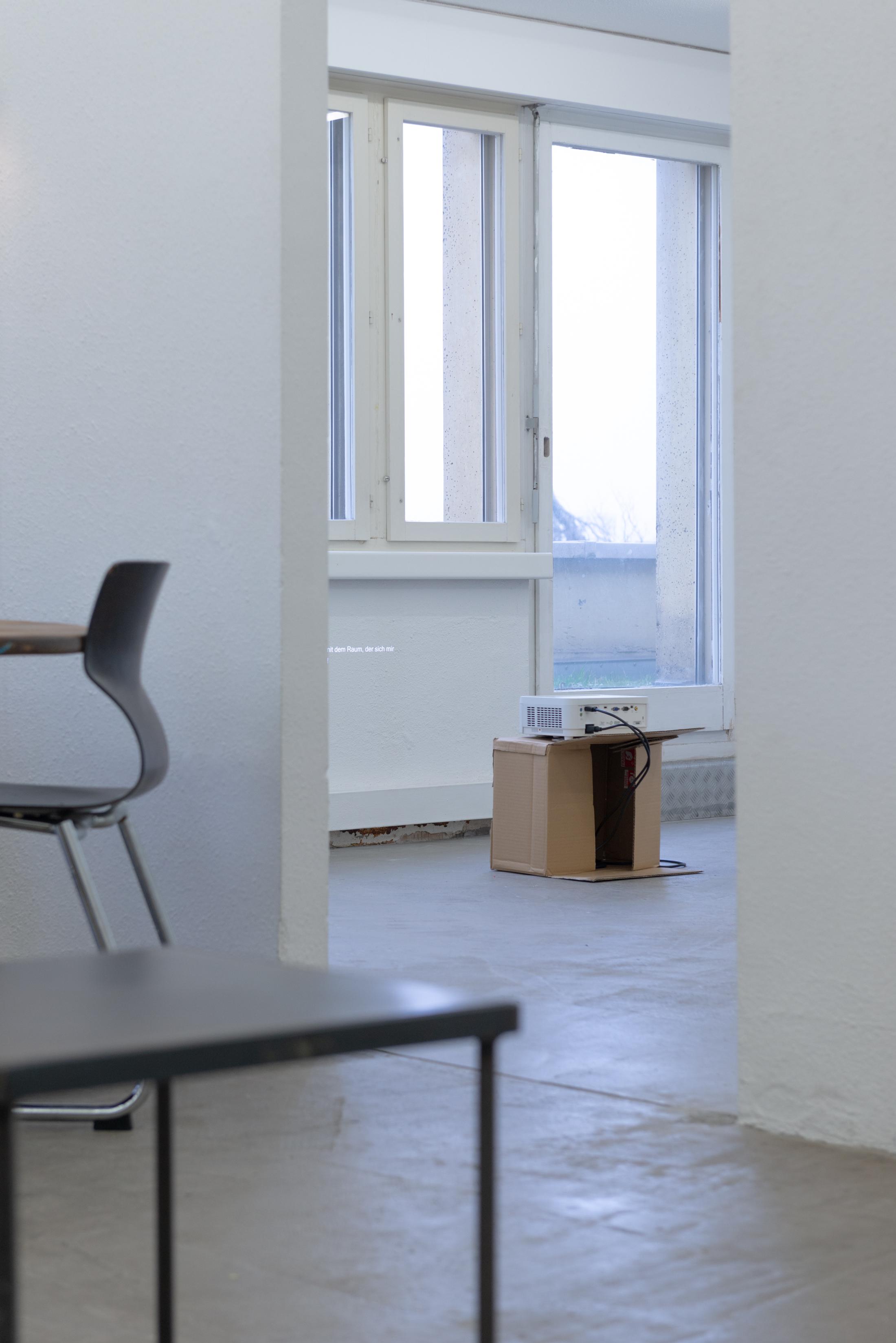 Exhibition View Duo Show with Julia Skof and Andrea Fortmann «certain opening acts» at HAMLET, Zurich-Oerlikon, 2025 / Photo: Alice Speller / Courtesy: the artists and HAMLET