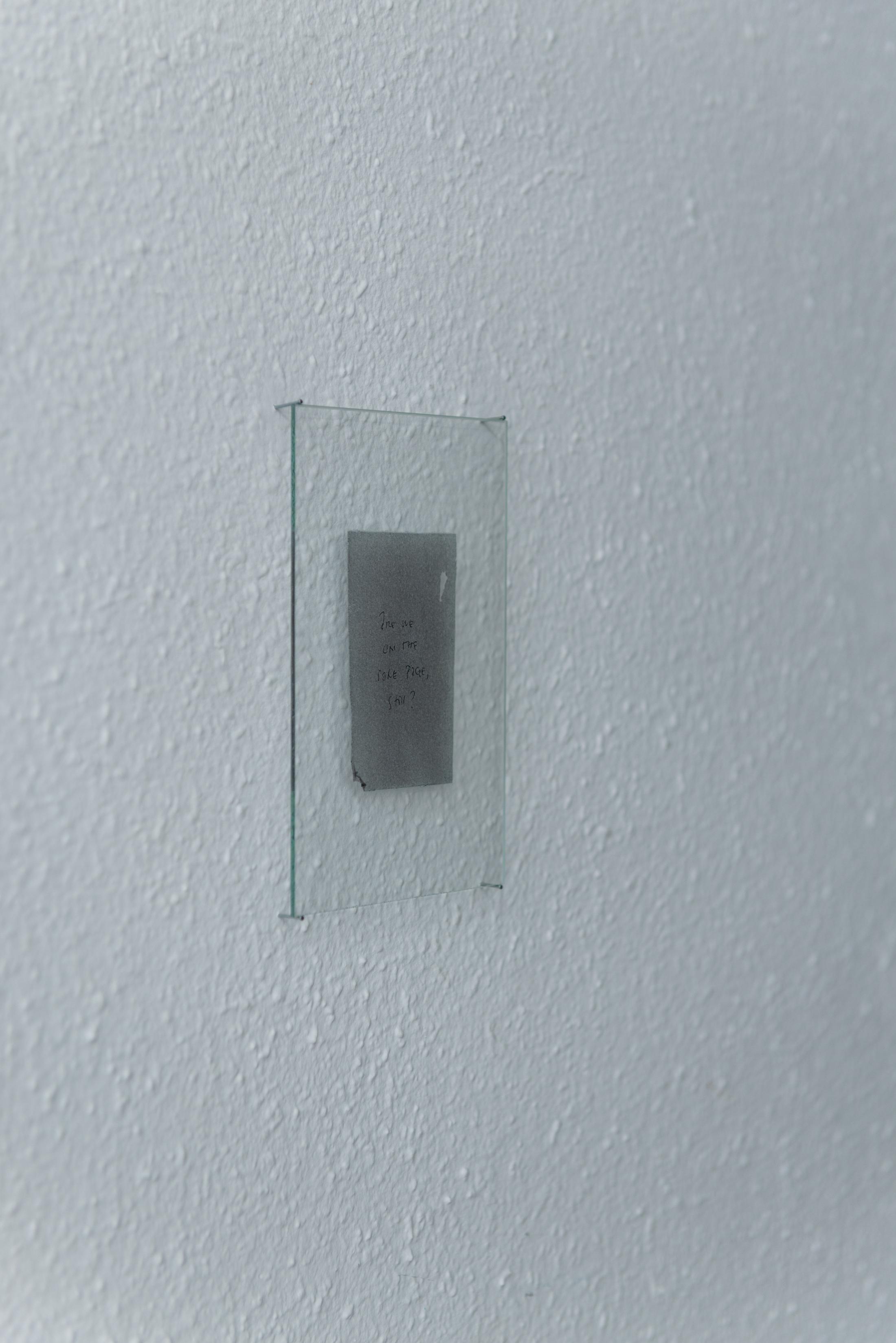 Exhibition View Duo Show with Julia Skof and Andrea Fortmann «certain opening acts» at HAMLET, Zurich-Oerlikon, 2025 / Photo: Alice Speller / Courtesy: the artists and HAMLET