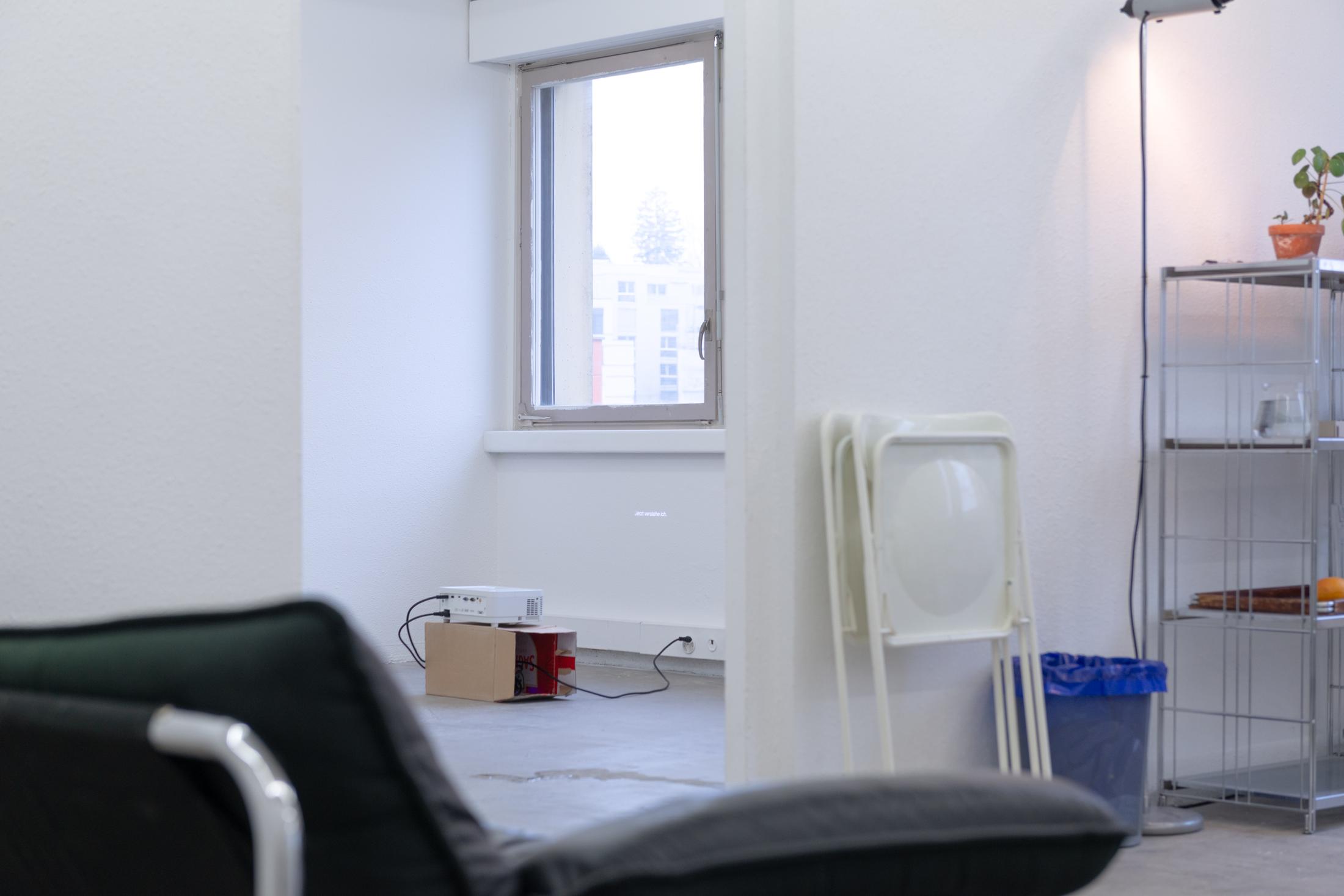 Exhibition View Duo Show with Julia Skof and Andrea Fortmann «certain opening acts» at HAMLET, Zurich-Oerlikon, 2025 / Photo: Alice Speller / Courtesy: the artists and HAMLET