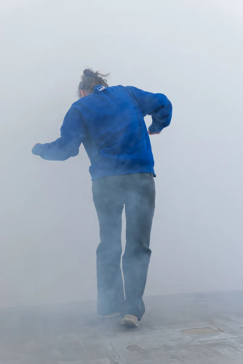 Exhibition View Duo Show with Julia Skof and Andrea Fortmann «certain opening acts» at HAMLET, Zurich-Oerlikon, 2025 / Photo: Alice Speller / Courtesy: the artists and HAMLET