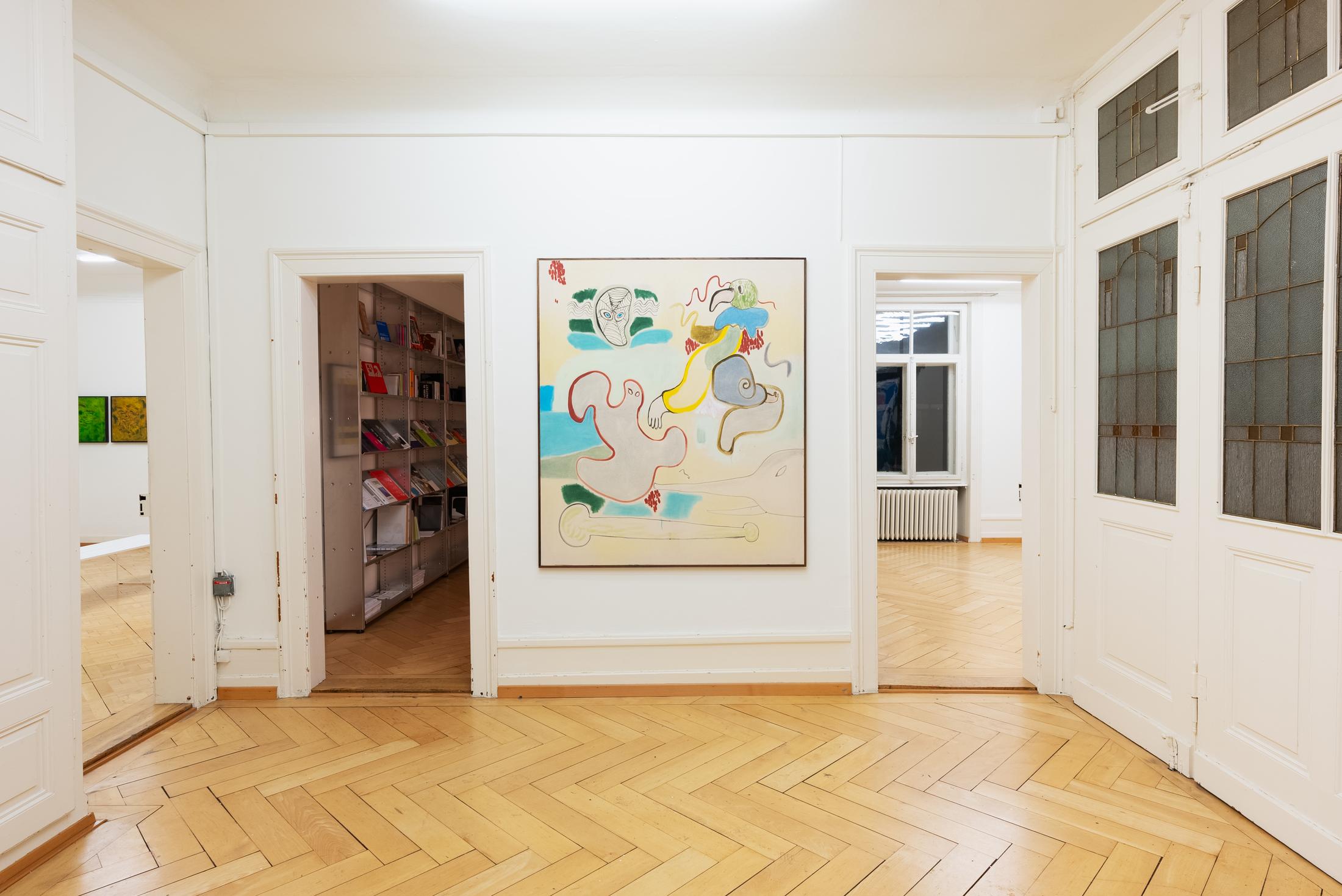 Exhibition View Duo Show Christian Hoosen and Janes Haid-Schmallenberg «Idyll» at dacodac, Zurich, 2024 / Photo: dacodac / Courtesy: The artists and dacodac