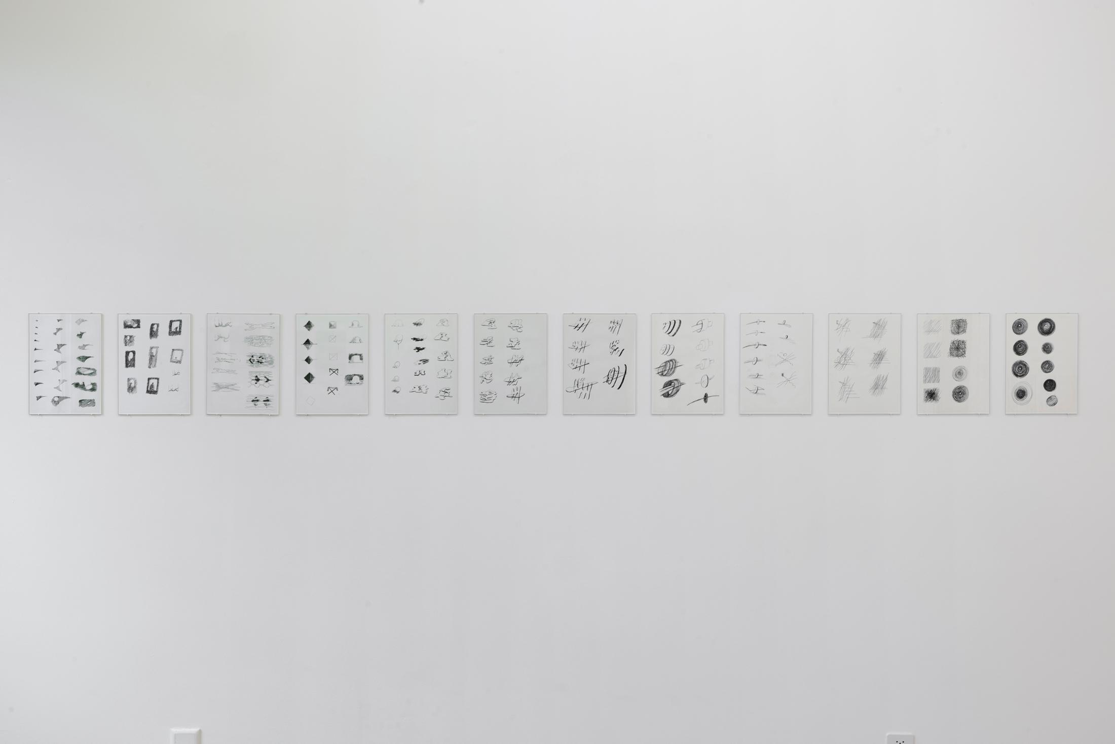 Exhibition View David Weiss Solo Show «Wandlungen» at Weiss Falk, Basel & Zurich, 2023-2024 / Photo: Gina Folly / Courtesy: the artist and Weiss Falk