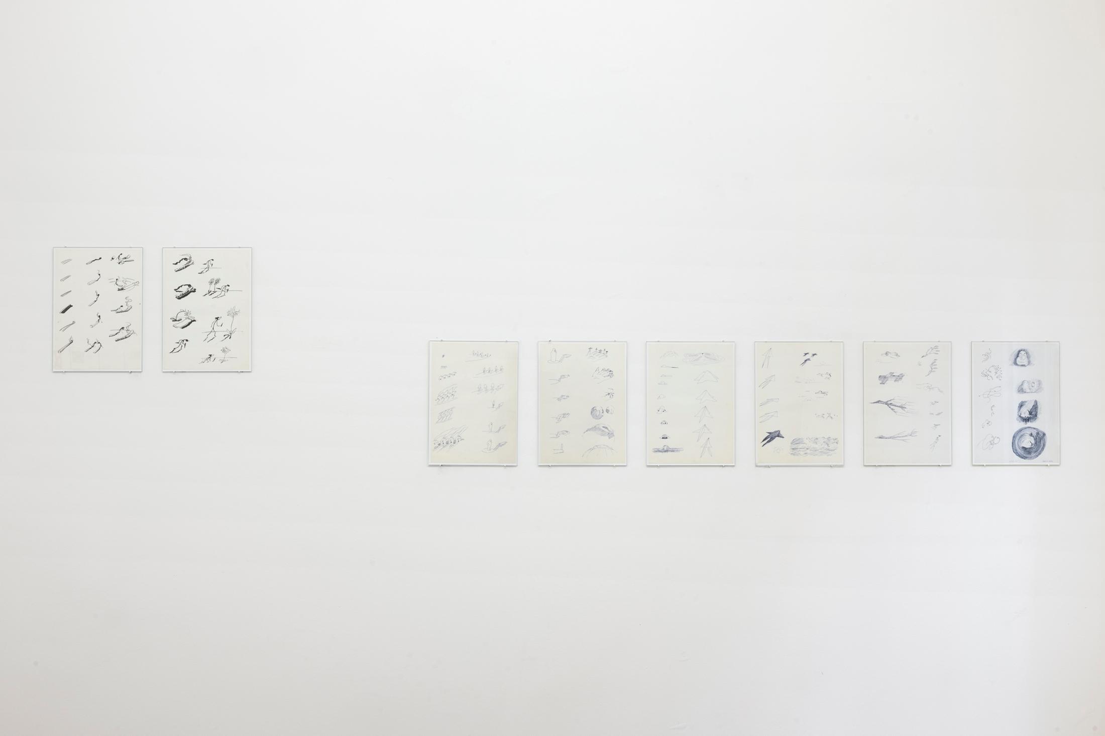 Exhibition View David Weiss Solo Show «Wandlungen» at Weiss Falk, Basel & Zurich, 2023-2024 / Photo: Gina Folly / Courtesy: the artist and Weiss Falk