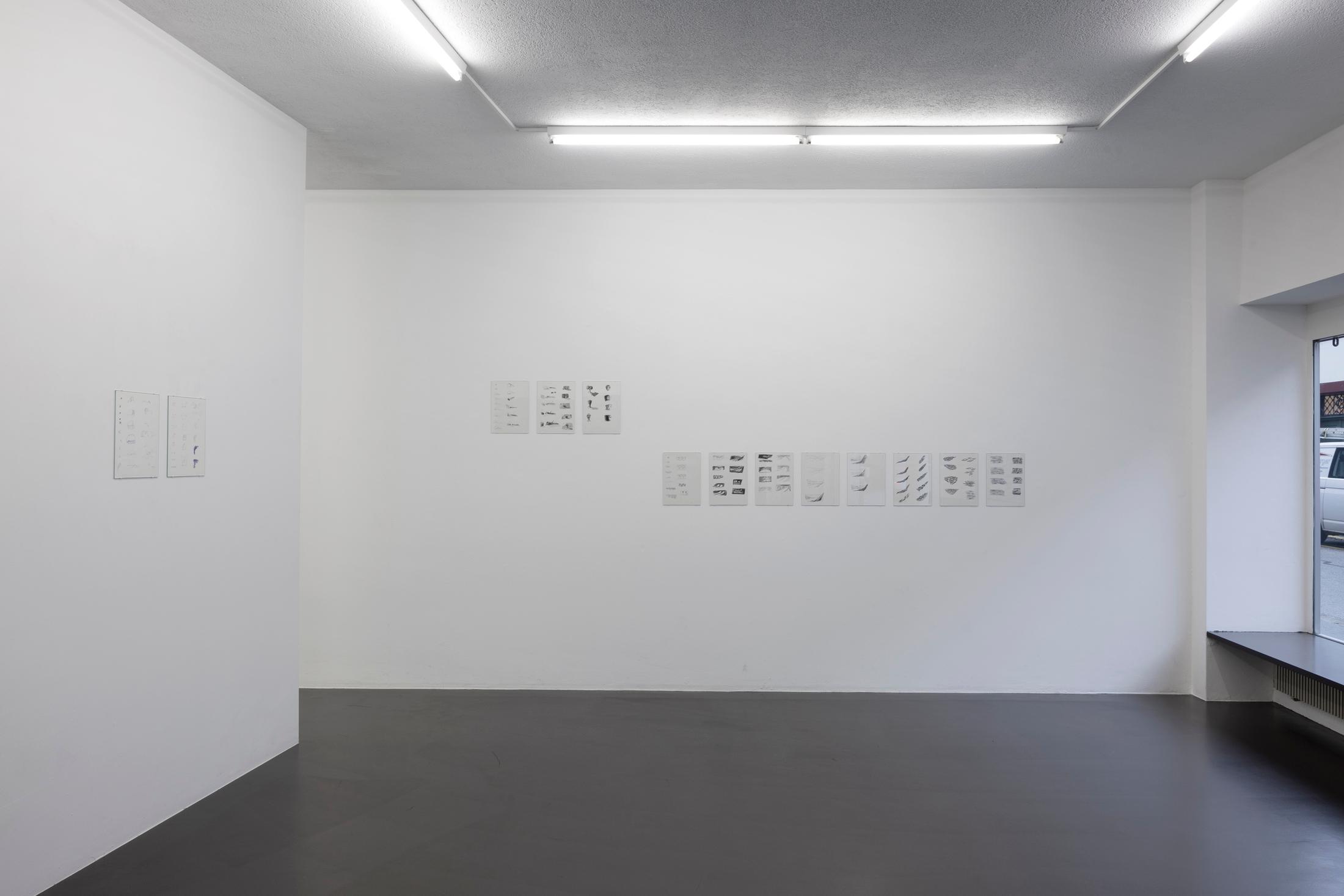 Exhibition View David Weiss Solo Show «Wandlungen» at Weiss Falk, Basel & Zurich, 2023-2024 / Photo: Gina Folly / Courtesy: the artist and Weiss Falk