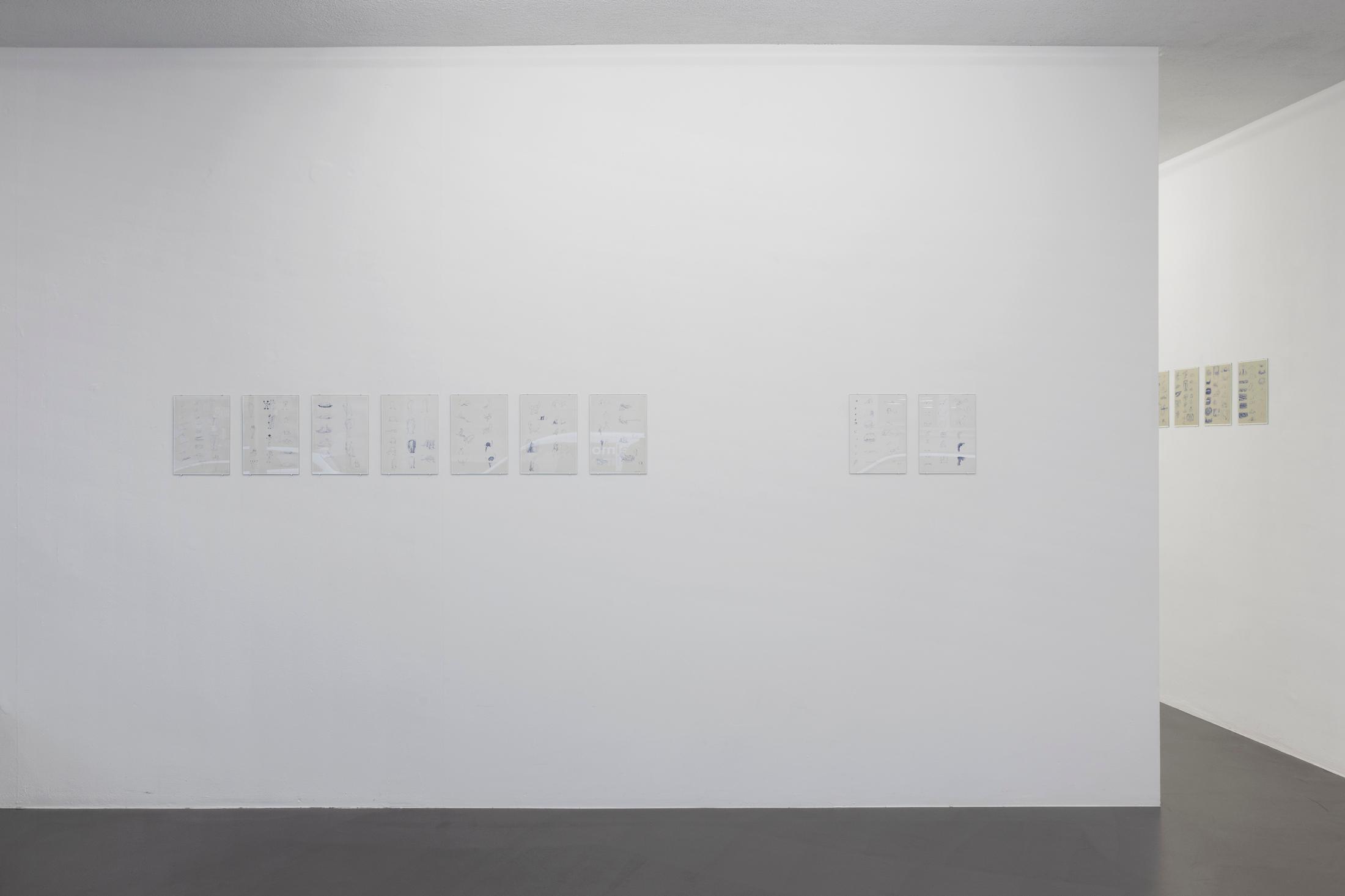 Exhibition View David Weiss Solo Show «Wandlungen» at Weiss Falk, Basel & Zurich, 2023-2024 / Photo: Gina Folly / Courtesy: the artist and Weiss Falk