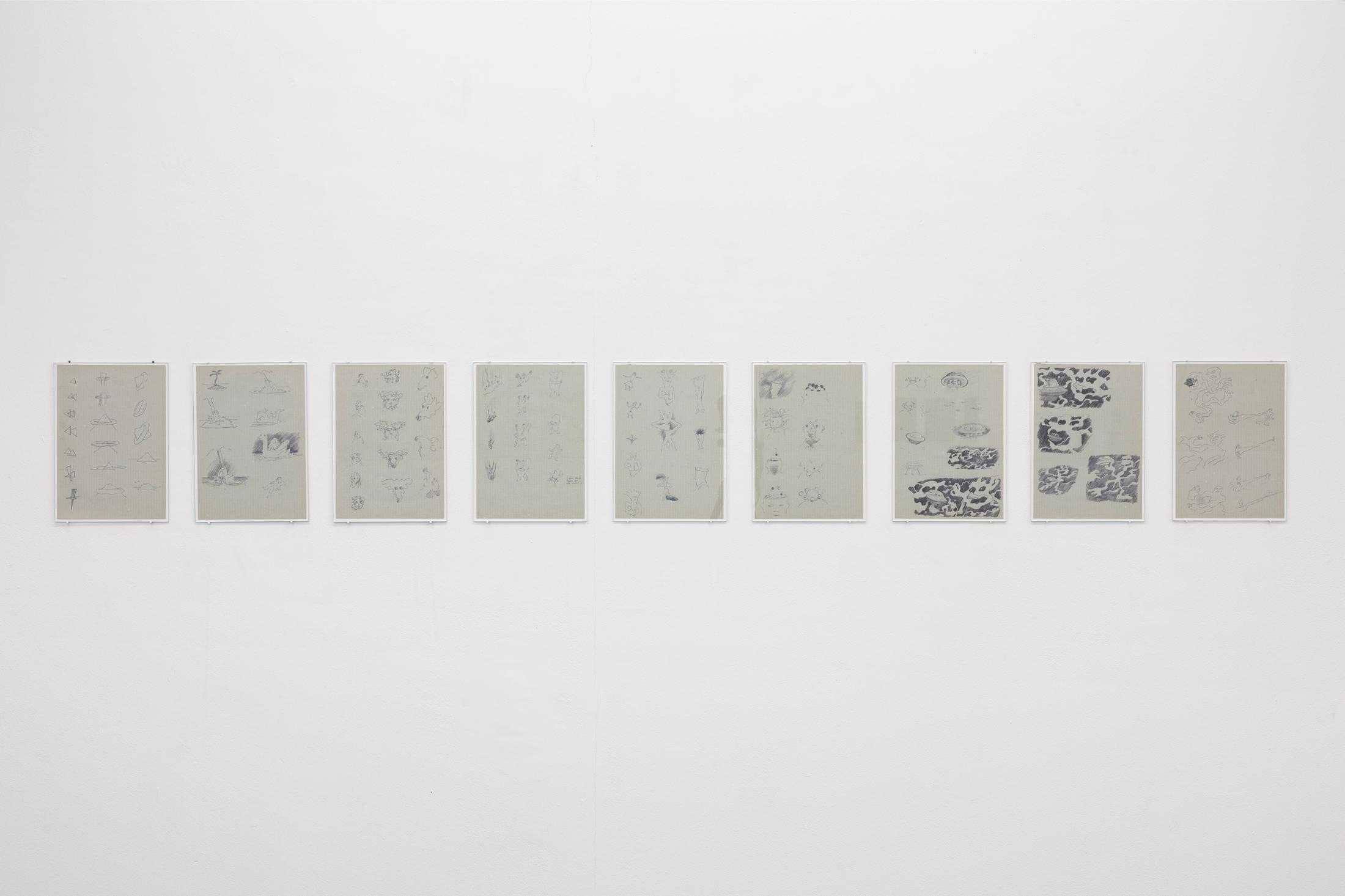 Exhibition View David Weiss Solo Show «Wandlungen» at Weiss Falk, Basel & Zurich, 2023-2024 / Photo: Gina Folly / Courtesy: the artist and Weiss Falk