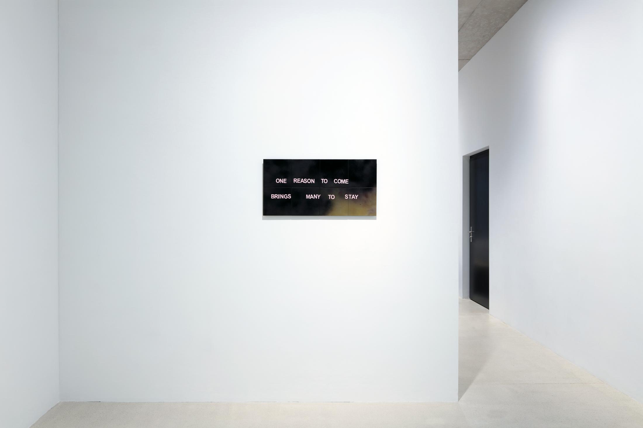 Exhibition View Debbie Alagen Solo Show «One reason to come brings many to stay» at Windhager von Kaenel, Zurich, 2023 / Courtesy: the artist and Windhager von Kaenel