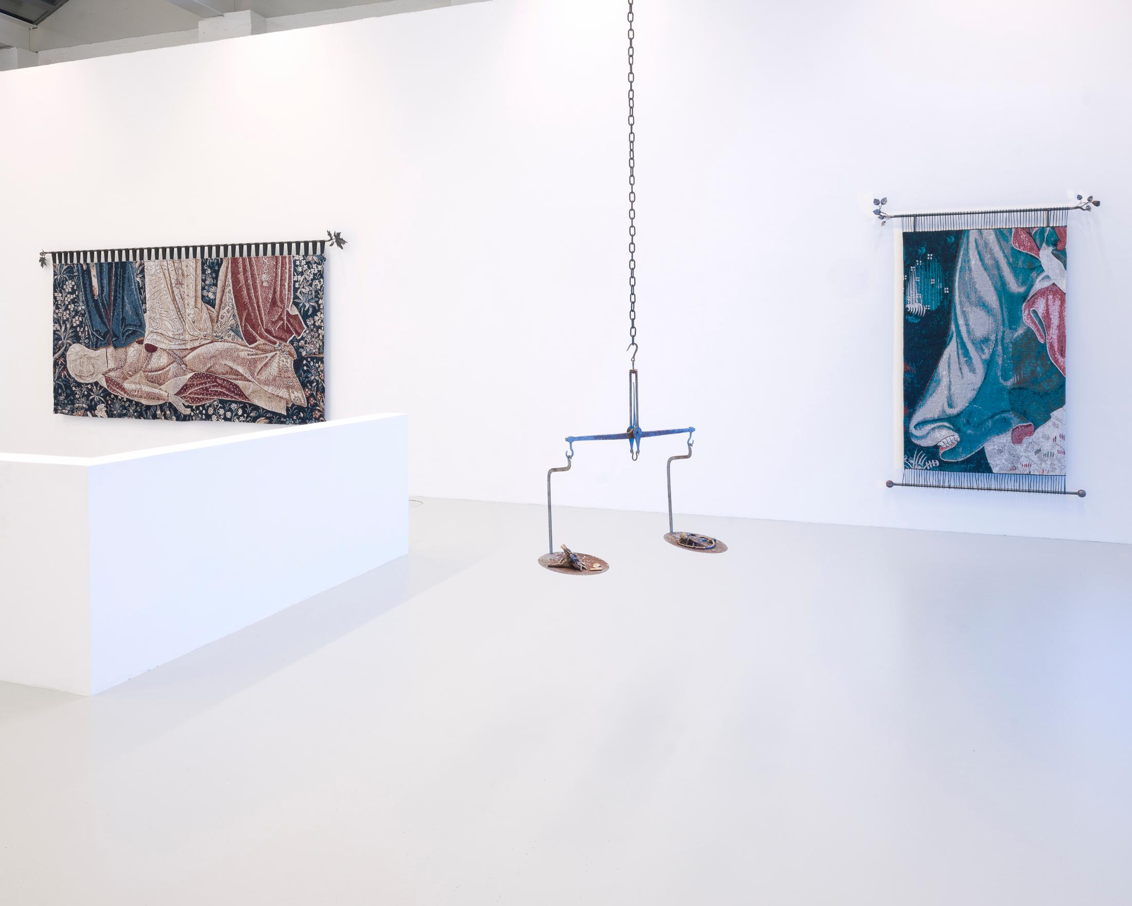 Exhibition View Group Show «Désorde sacré» at CAN, Centre d'art Neuchâtel, Neuchâtel, 2025 / Photo: Sebastian Verdon / Courtesy: the artists