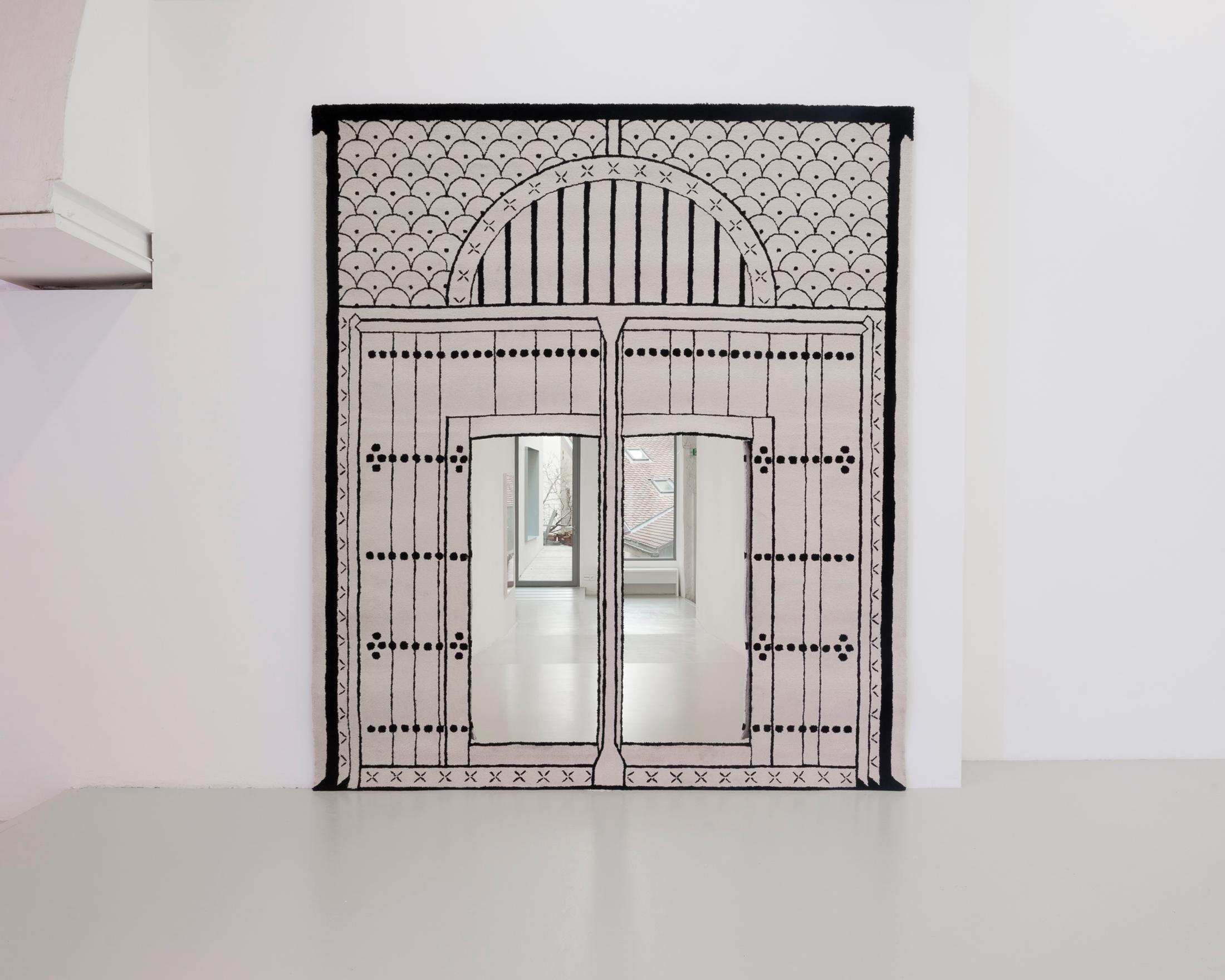 Exhibition View Group Show «Désorde sacré; view on Slavs and Tatars, Sanft Power, 2022, woolen yarn, metal» at CAN, Centre d'art Neuchâtel, Neuchâtel, 2025 / Photo: Sebastian Verdon / Courtesy: the artists